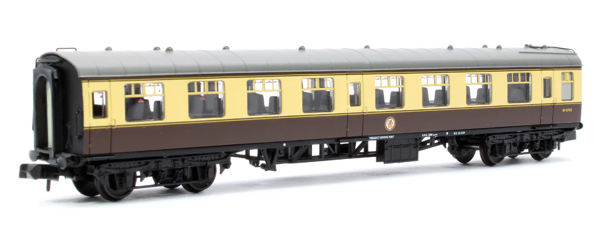 374-014C BR Mk1 TSO Tourist Second Open BR (WR) Chocolate & Cream No. W4743