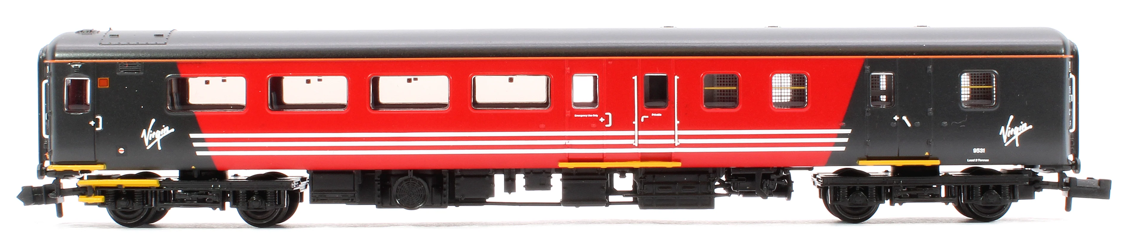 374-694A BR Mk2F BSO Brake Second Open Virgin Trains (Original) No. 9531 - Image 4