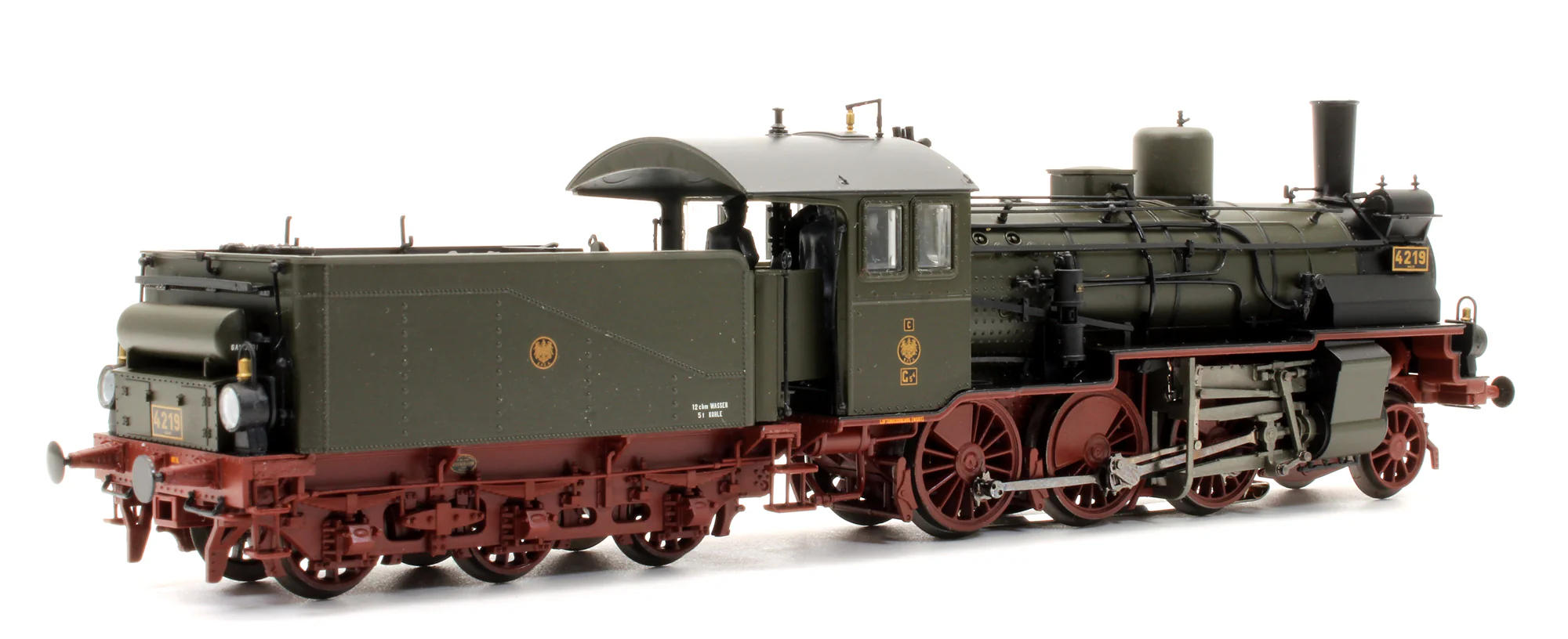 40453 Pre-Owned K.PE.V 4219 Steam Locomotive - DCC Sound (3 Rail) - Image 3