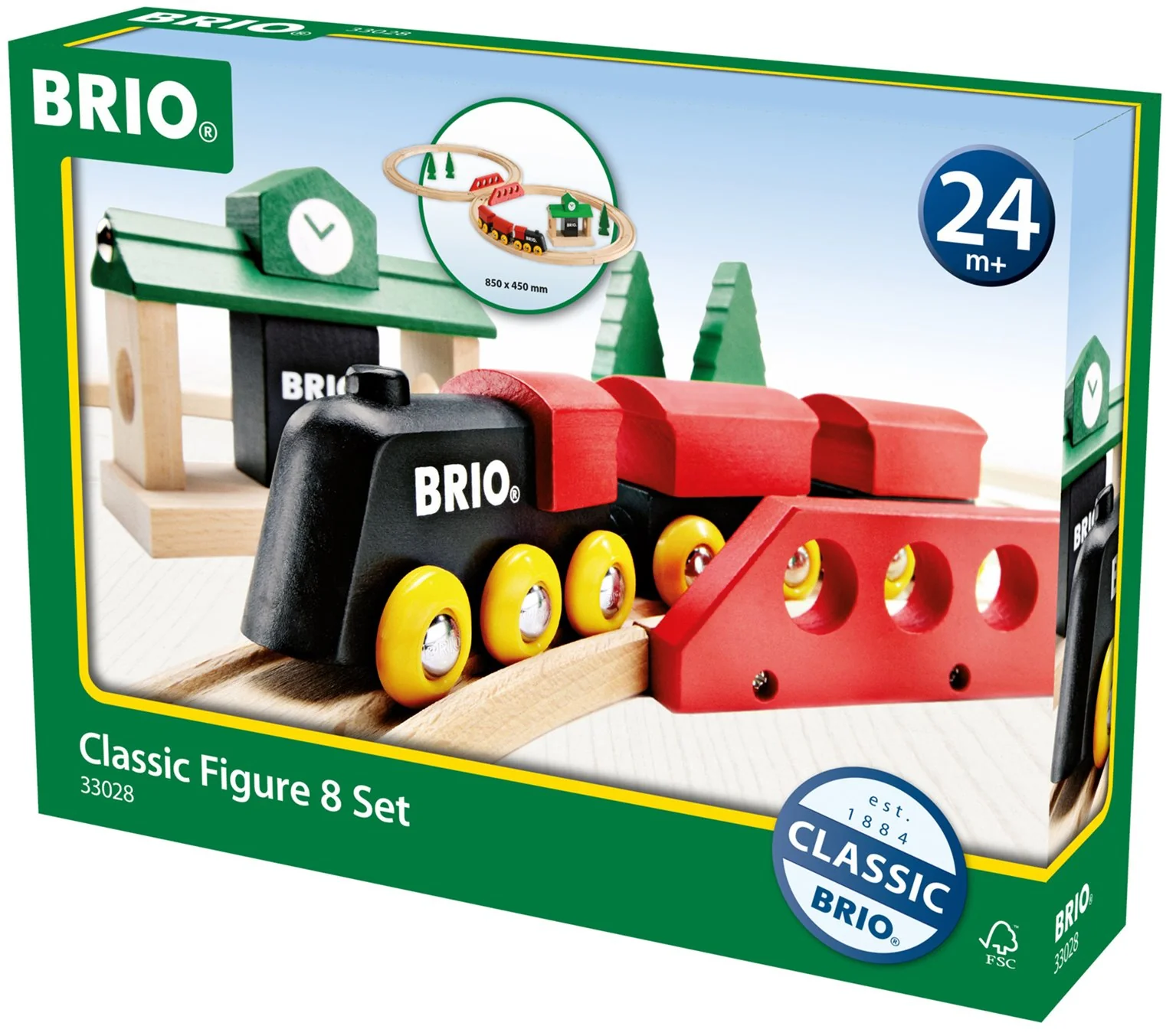 33028 BRIO Classic Railway - Figure 8 Set - Image 3