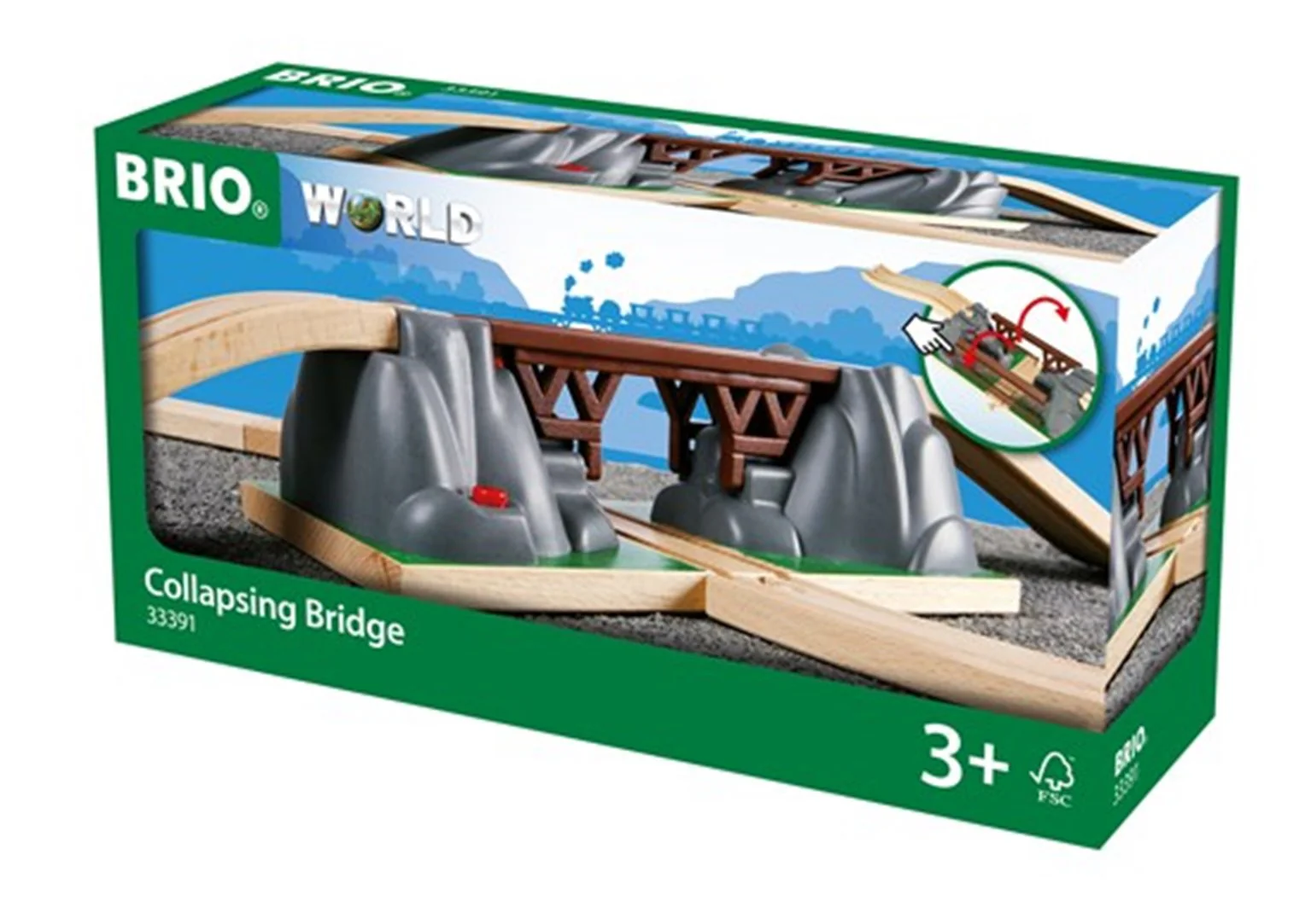 33391 BRIO WORLD - Collapsing Bridge for Railway - Image 4