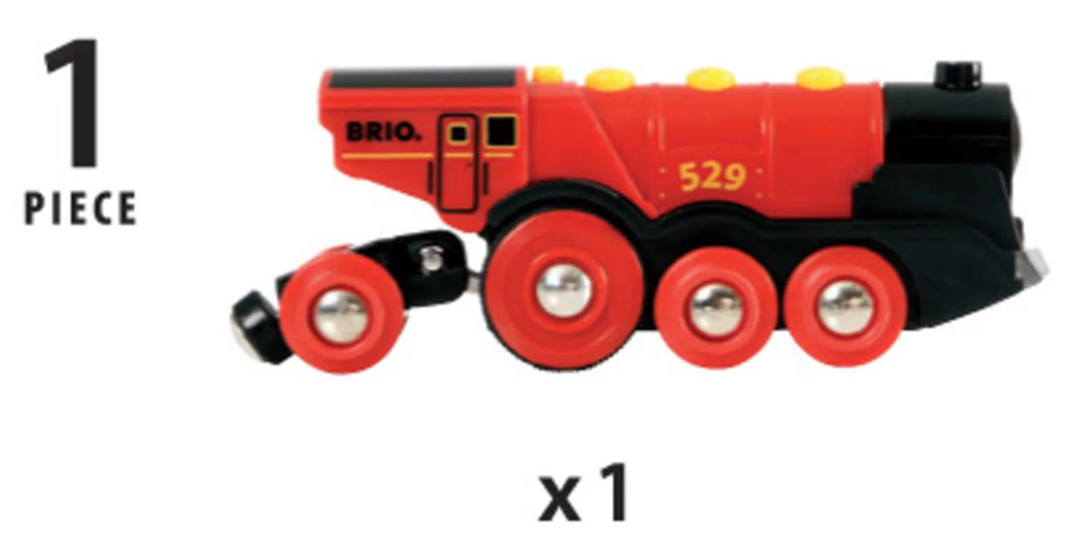 33592 BRIO World - Mighty Red Action Locomotive - Image 6