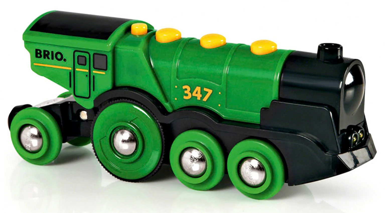 33593 BRIO World - Big Green Action Locomotive - Image 3