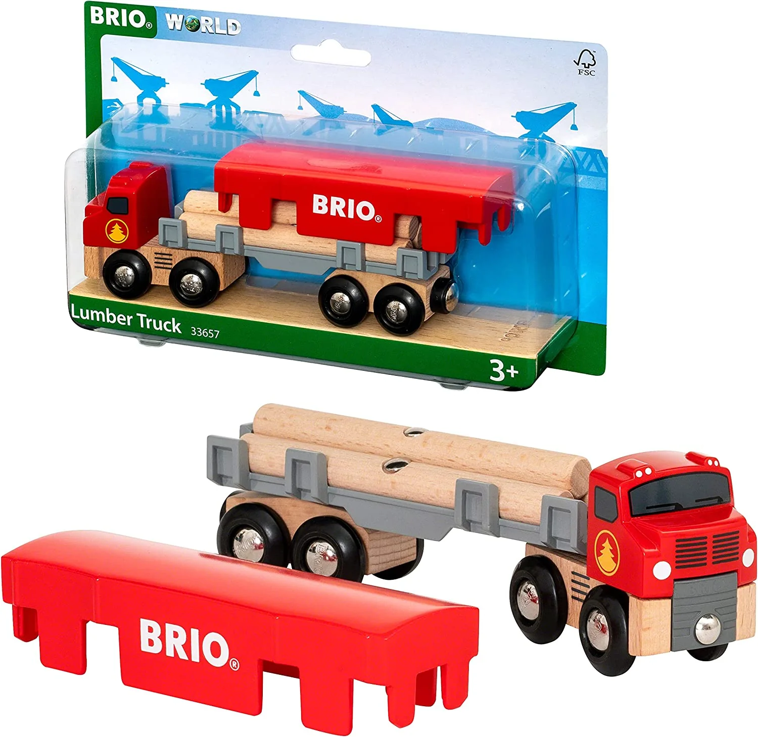 33657 BRIO WORLD - Lumber Truck