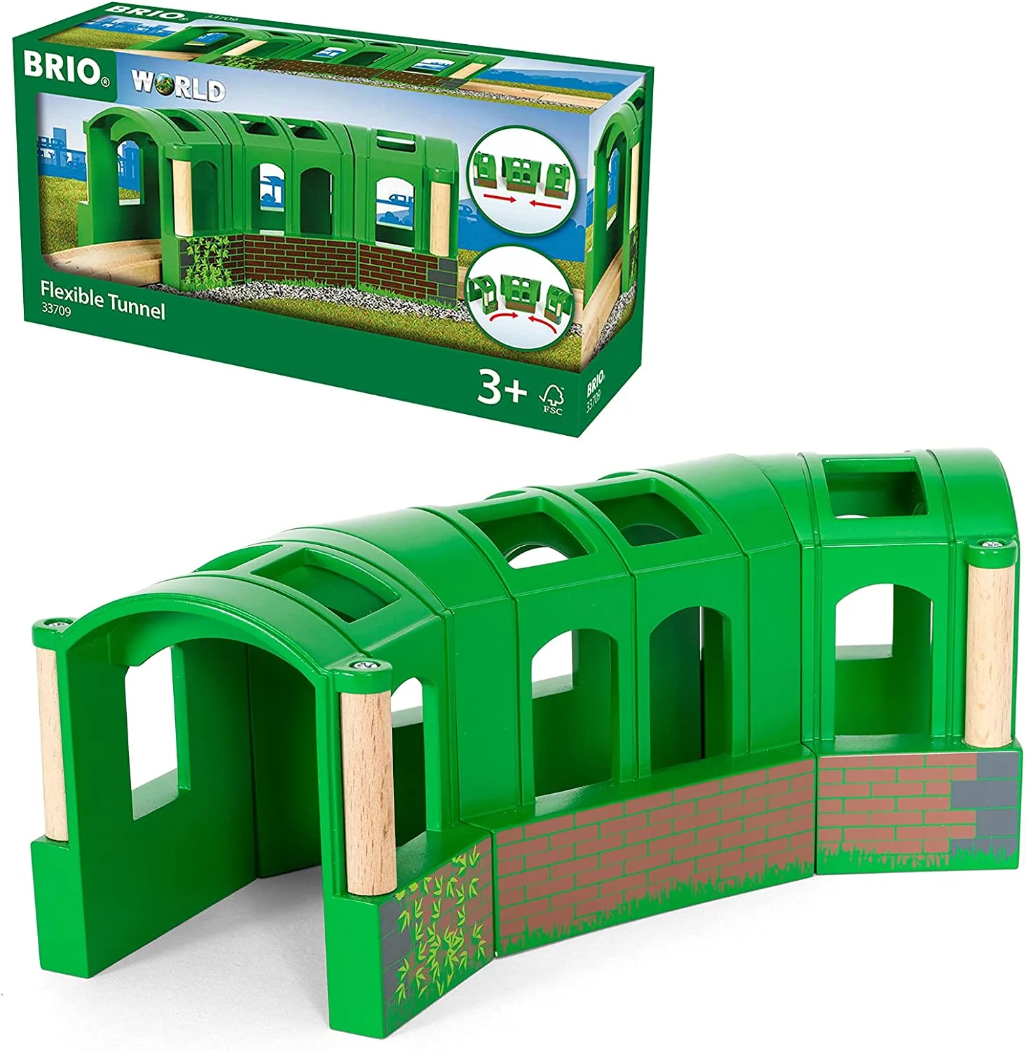 33709 BRIO WORLD - Flexible Tunnel