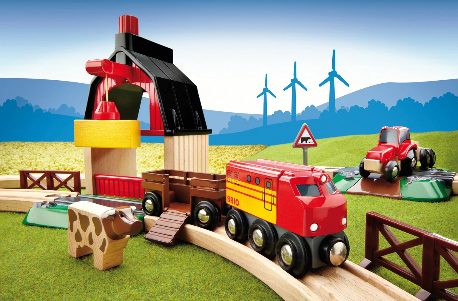 33719 BRIO WORLD - Farm Railway Set - Image 4