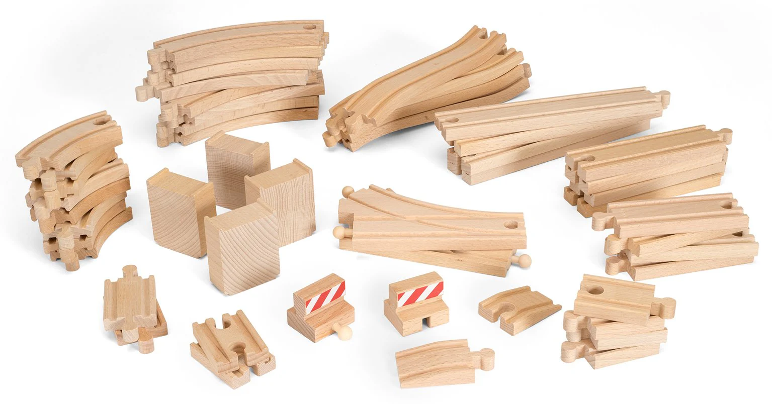 33772 BRIO World Railway Track - 50pc Set - Image 2