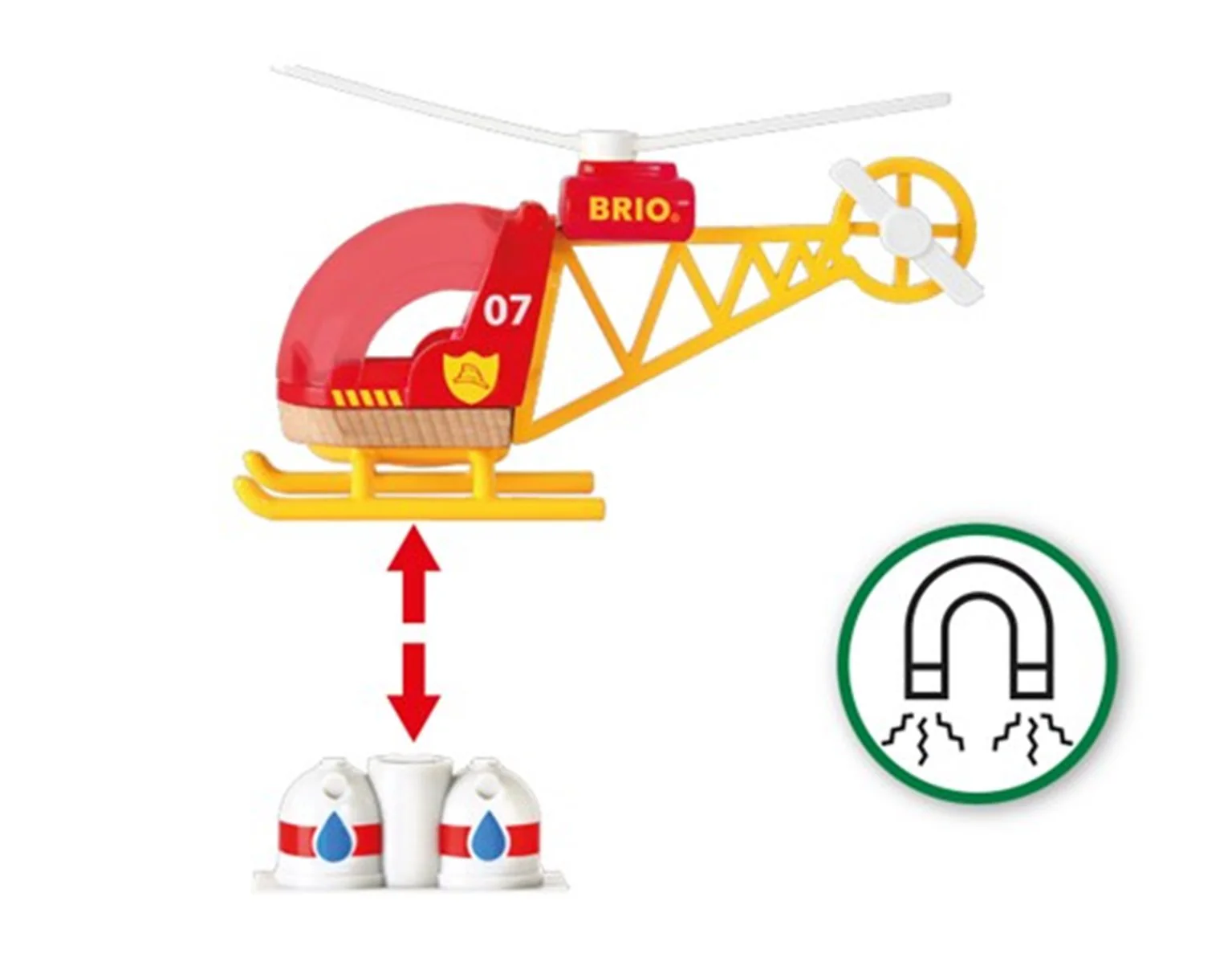 33797 BRIO WORLD - Firefighter Helicopter - Image 3