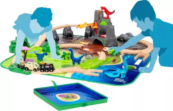 36104 BRIO World Train Set Dinosaur Deluxe Set - Image 2