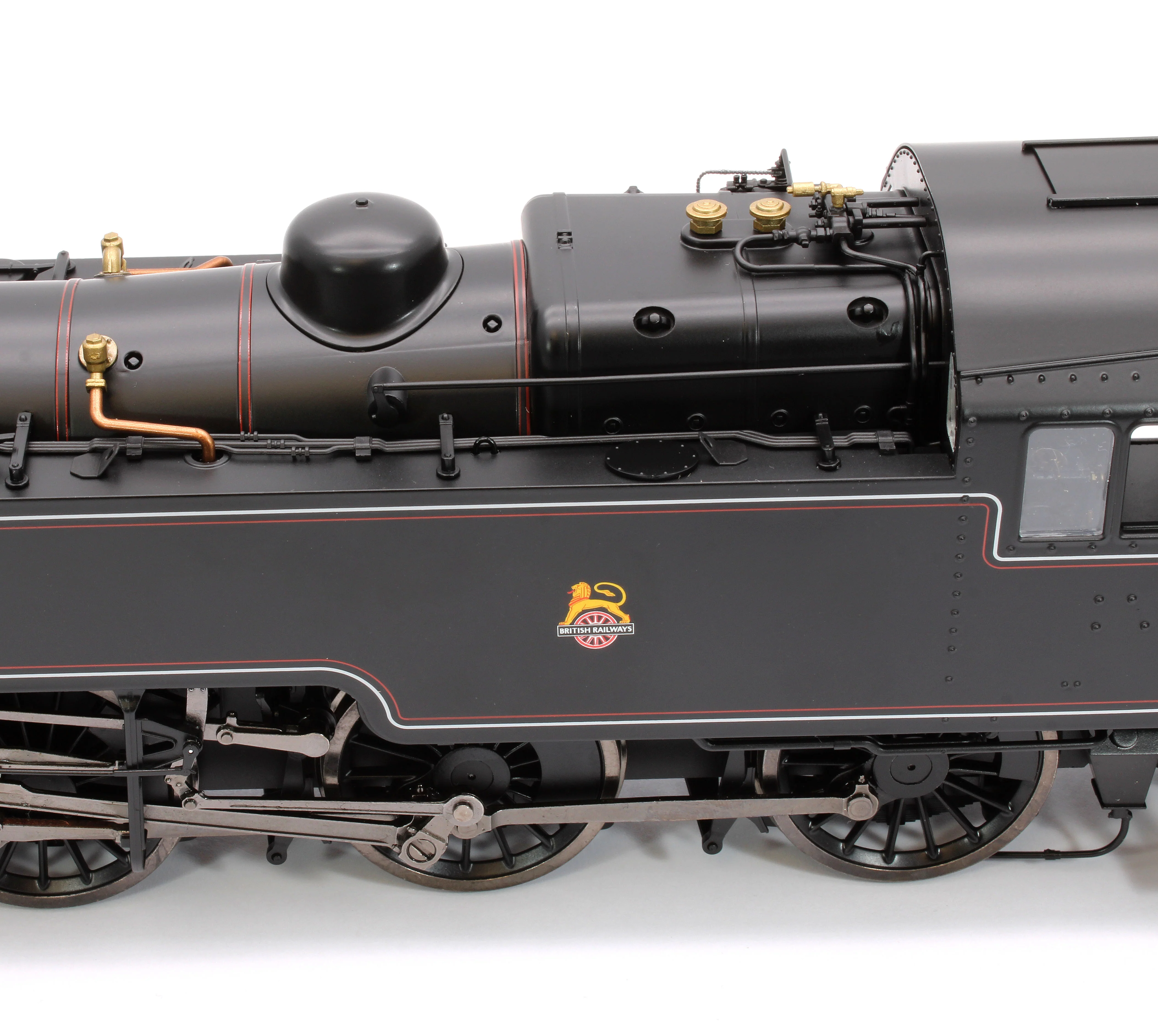LHT-S-8202 British Railways Standard 3MT 2-6-2T Lined Black Early Crest 82029 - Steam Tank Locomotive - Image 8