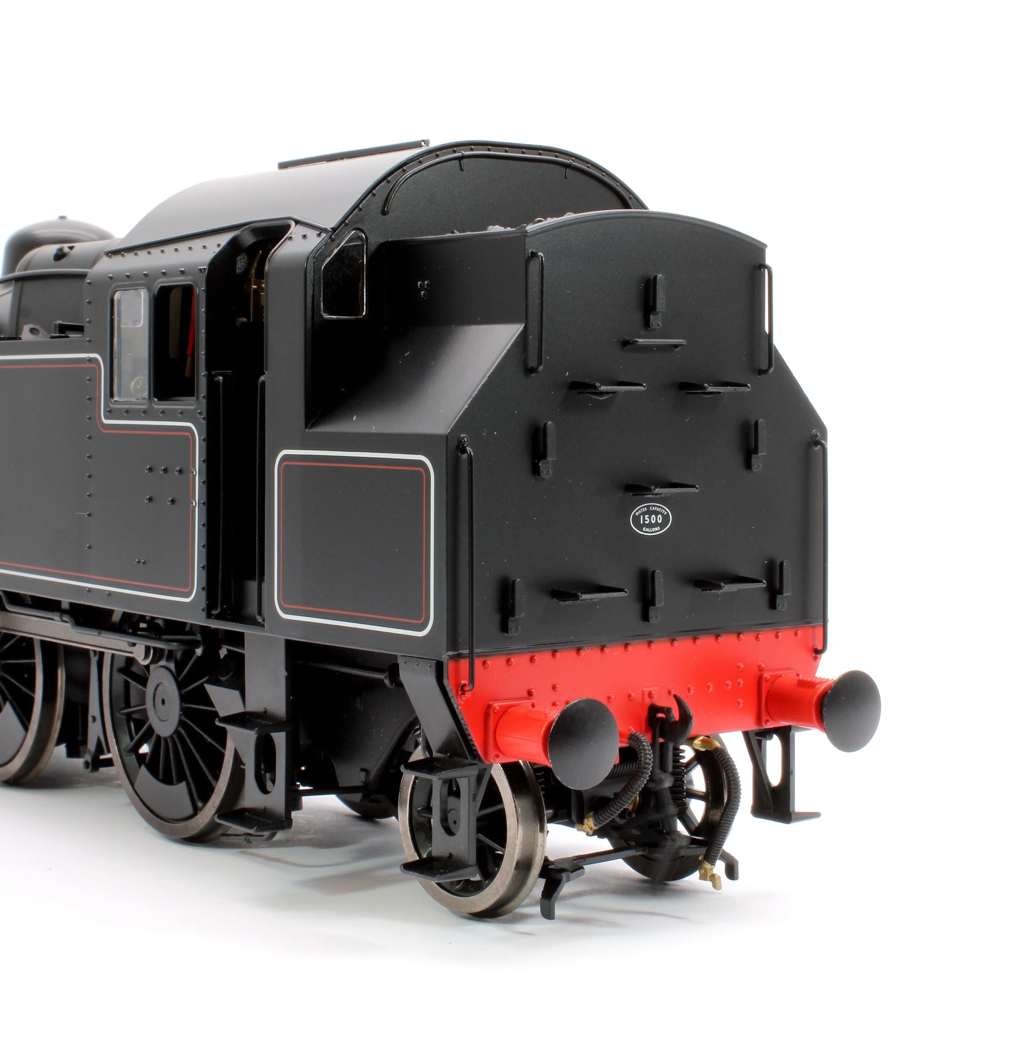 LHT-S-8201UD British Railways Standard 3MT 2-6-2T Lined Black Late Crest Unnumbered - Steam Tank Locomotive - DCC Fitted - Image 7