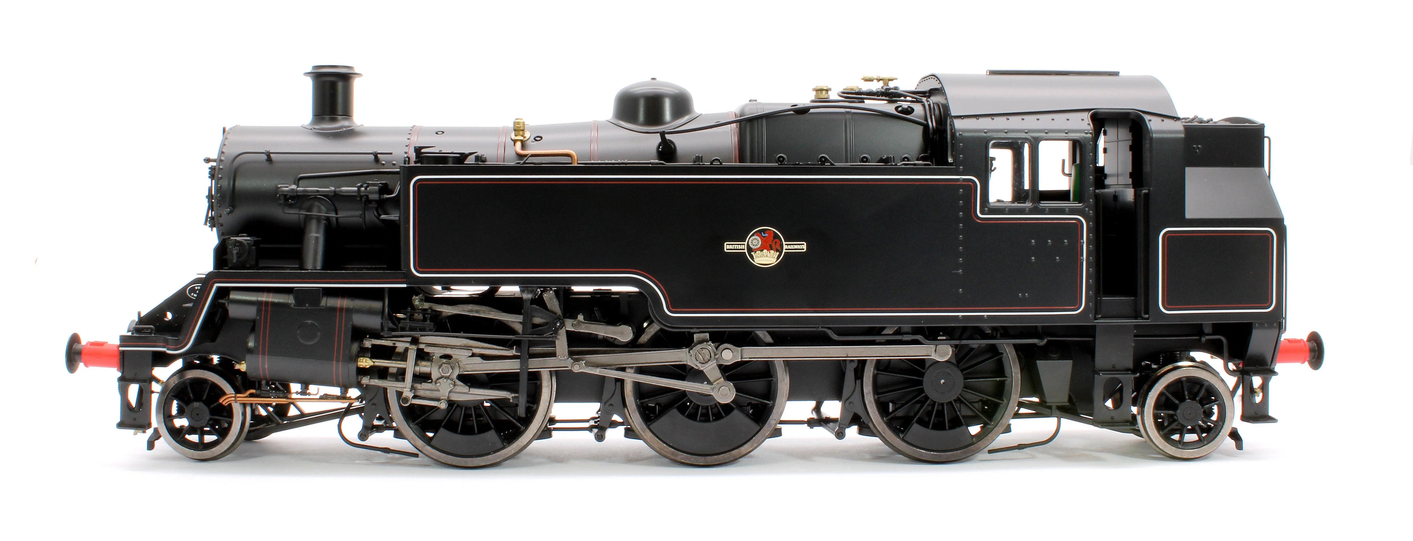 LHT-S-8201US British Railways Standard 3MT 2-6-2T Lined Black Late Crest Unnumbered - Steam Tank Locomotive - DCC Sound - Image 2