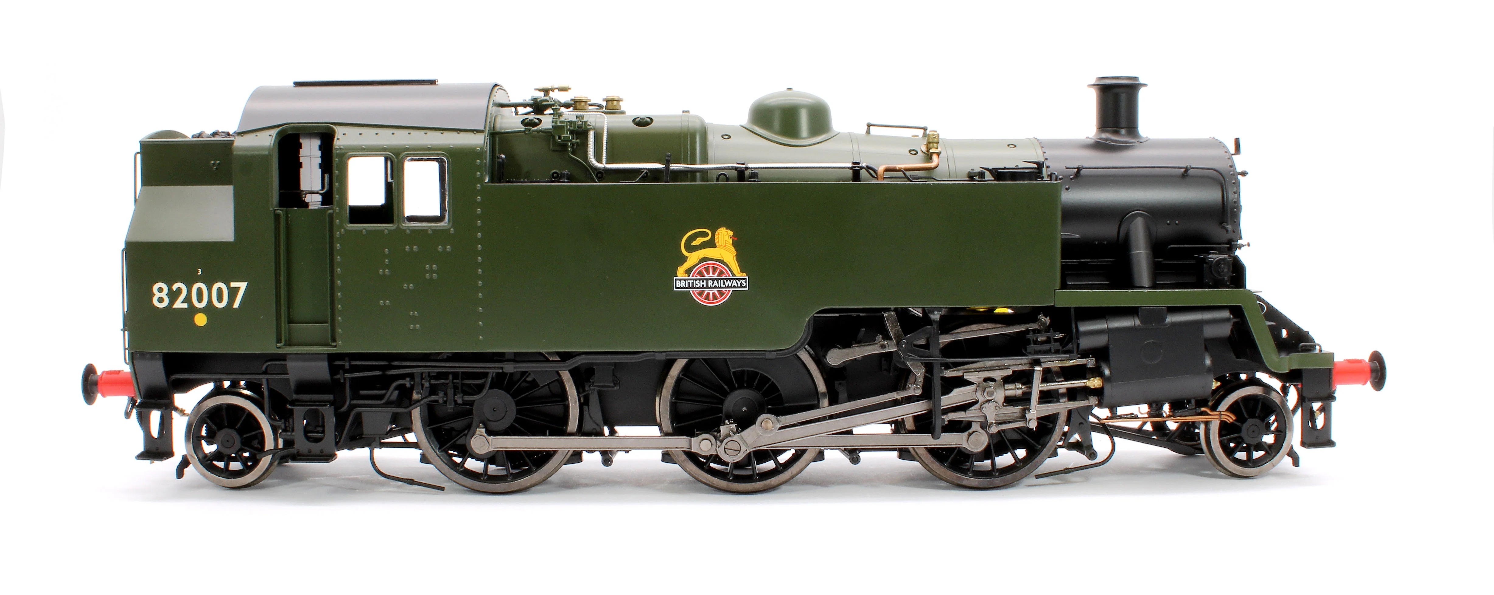 LHT-S-8205D British Railways Standard 3MT 2-6-2T Green Early Crest 82007 - Steam Tank Locomotive - DCC Fitted - Image 4