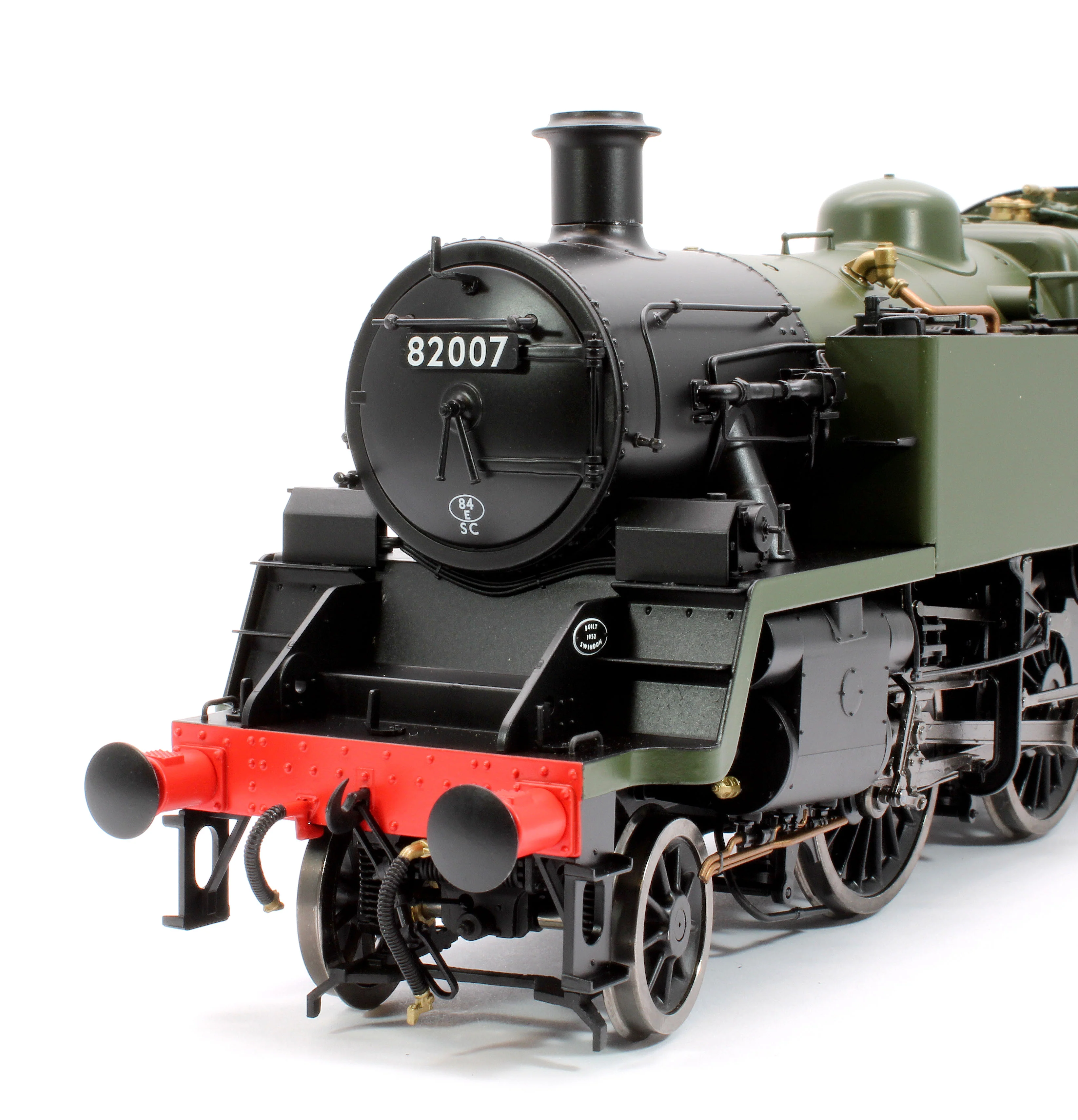LHT-S-8205D British Railways Standard 3MT 2-6-2T Green Early Crest 82007 - Steam Tank Locomotive - DCC Fitted - Image 6