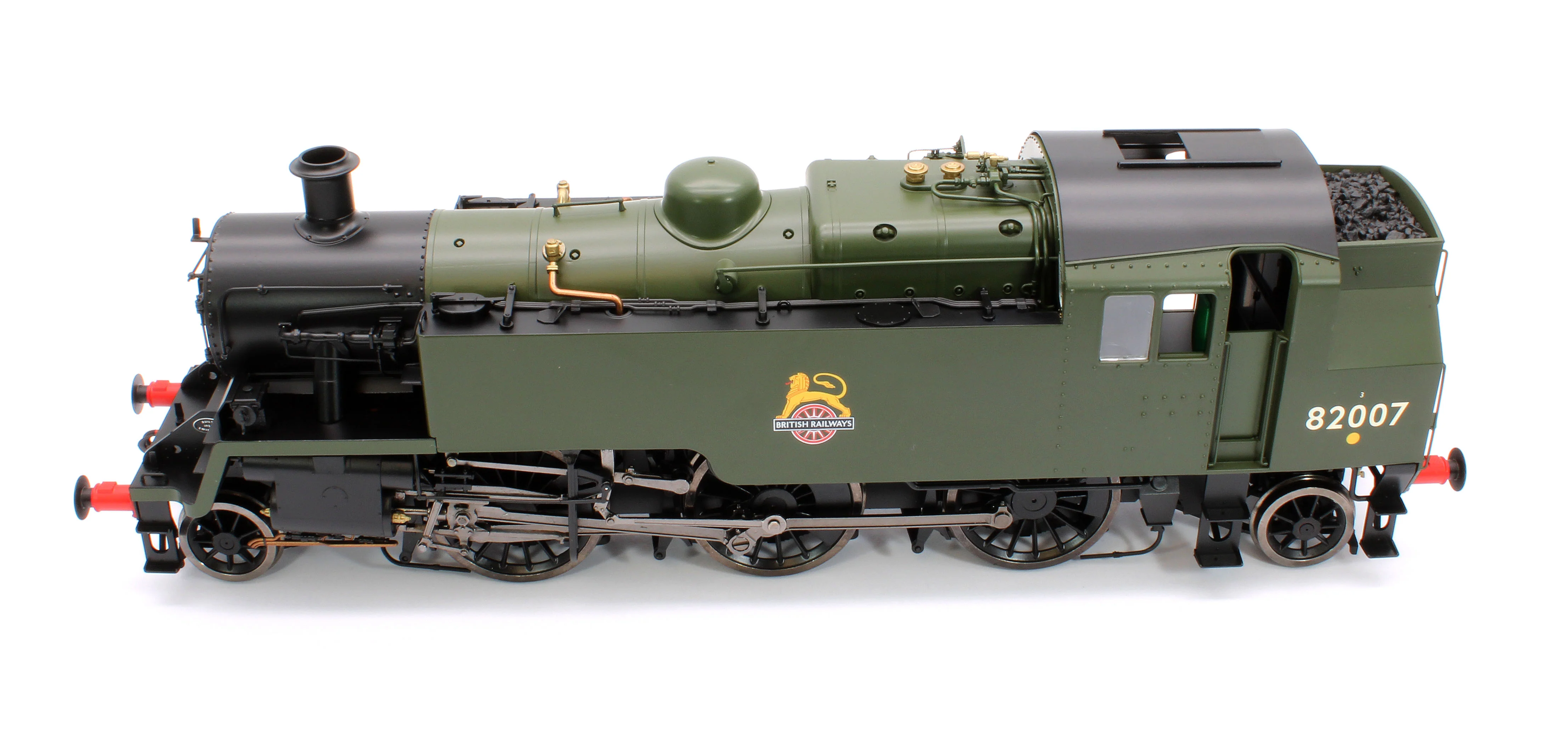 LHT-S-8205D British Railways Standard 3MT 2-6-2T Green Early Crest 82007 - Steam Tank Locomotive - DCC Fitted - Image 9