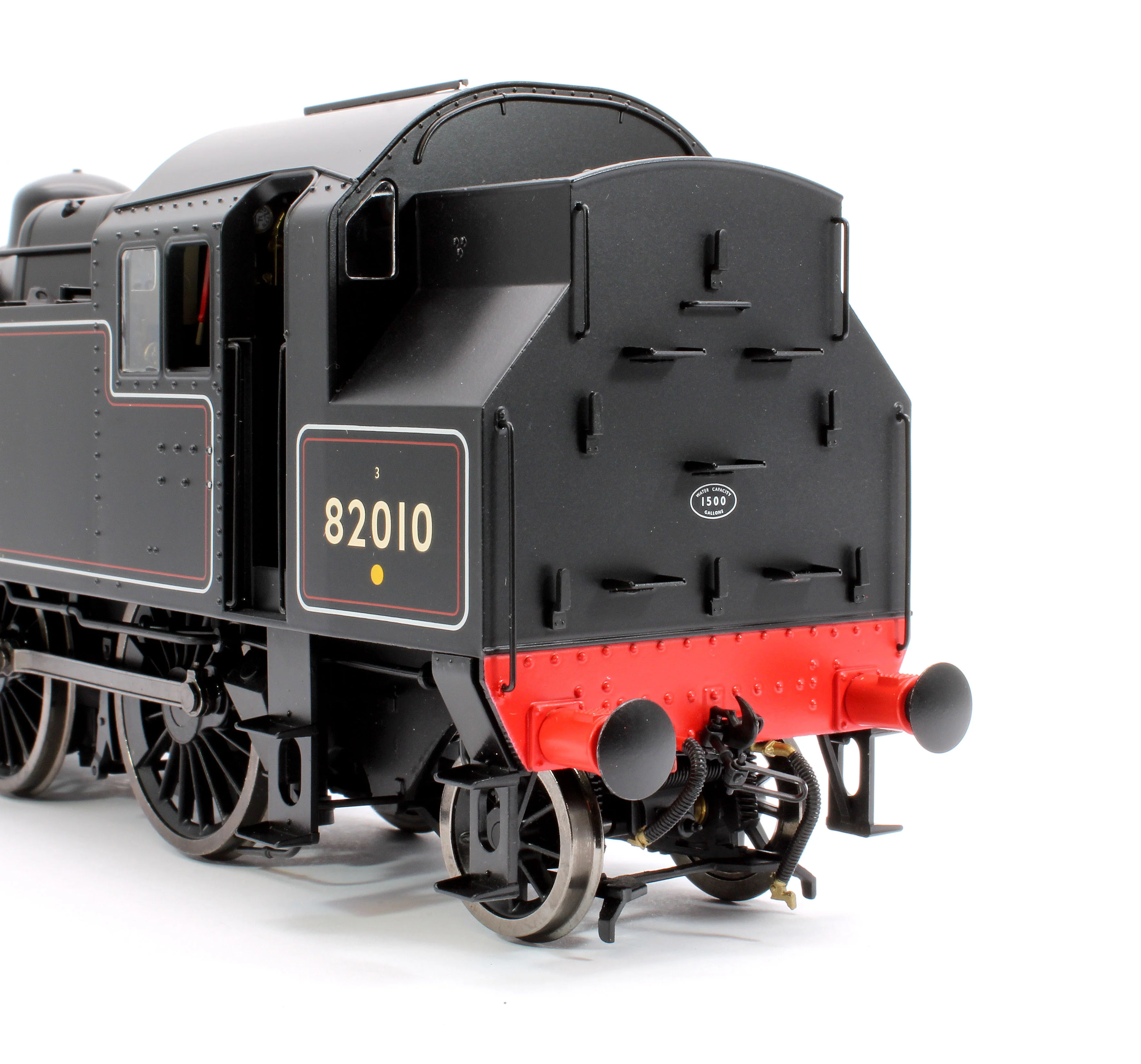 LHT-S-8201 British Railways Standard 3MT 2-6-2T Lined Black Late Crest 82010 - Steam Tank Locomotive - Image 7