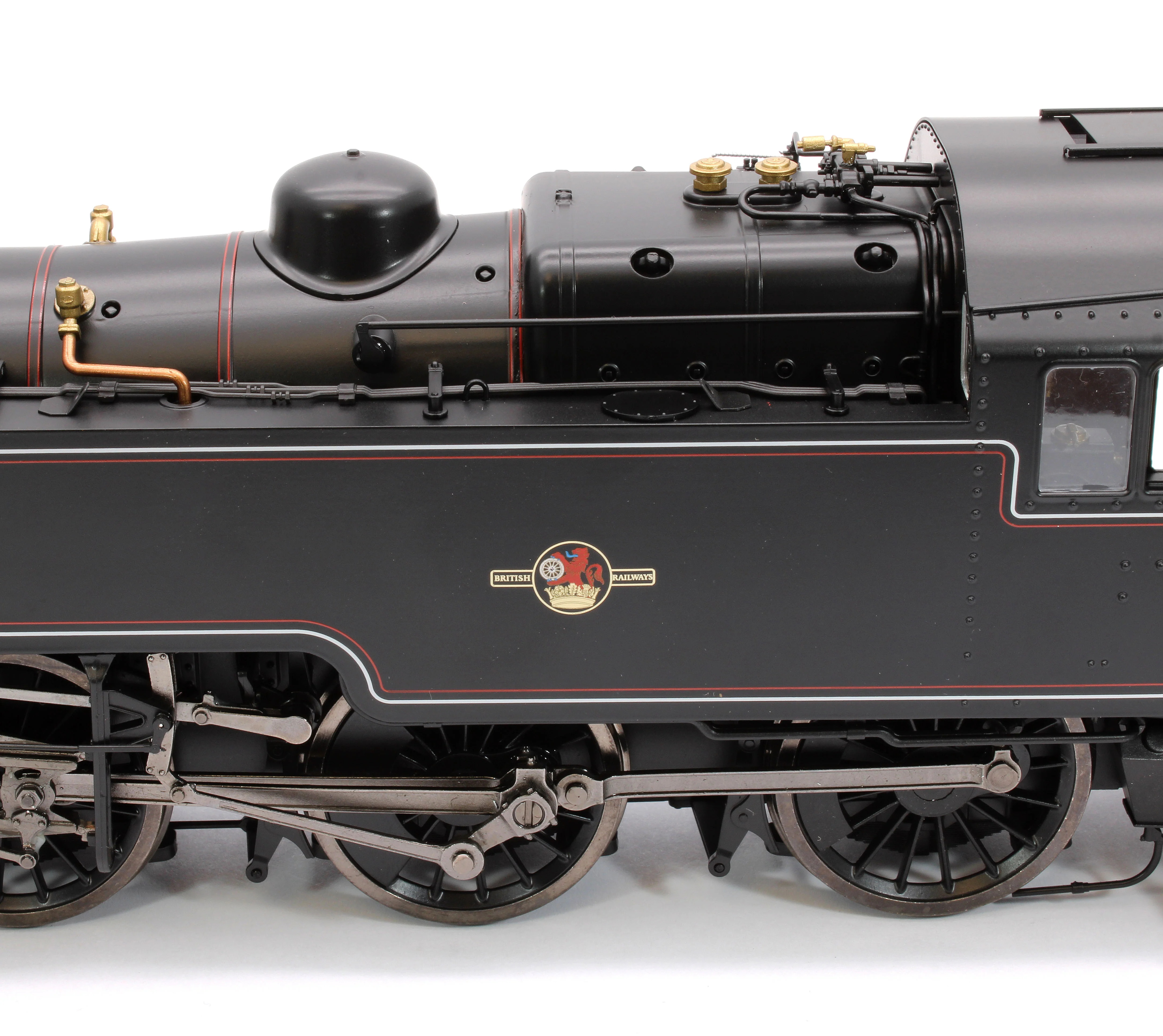 LHT-S-8201 British Railways Standard 3MT 2-6-2T Lined Black Late Crest 82010 - Steam Tank Locomotive - Image 8