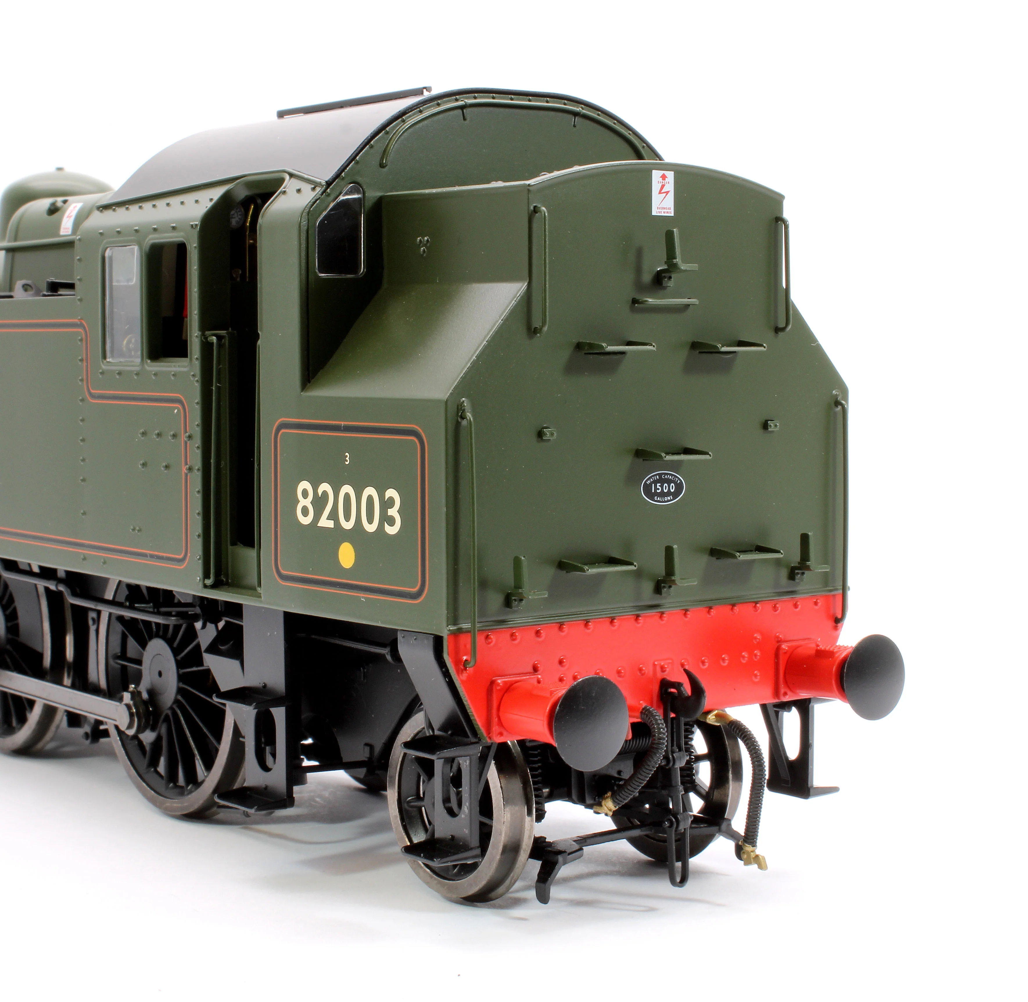 LHT-S-8206S British Railways Standard 3MT 2-6-2T Lined Green Early Crest 82003 - Steam Tank Locomotive - DCC Sound - Image 7