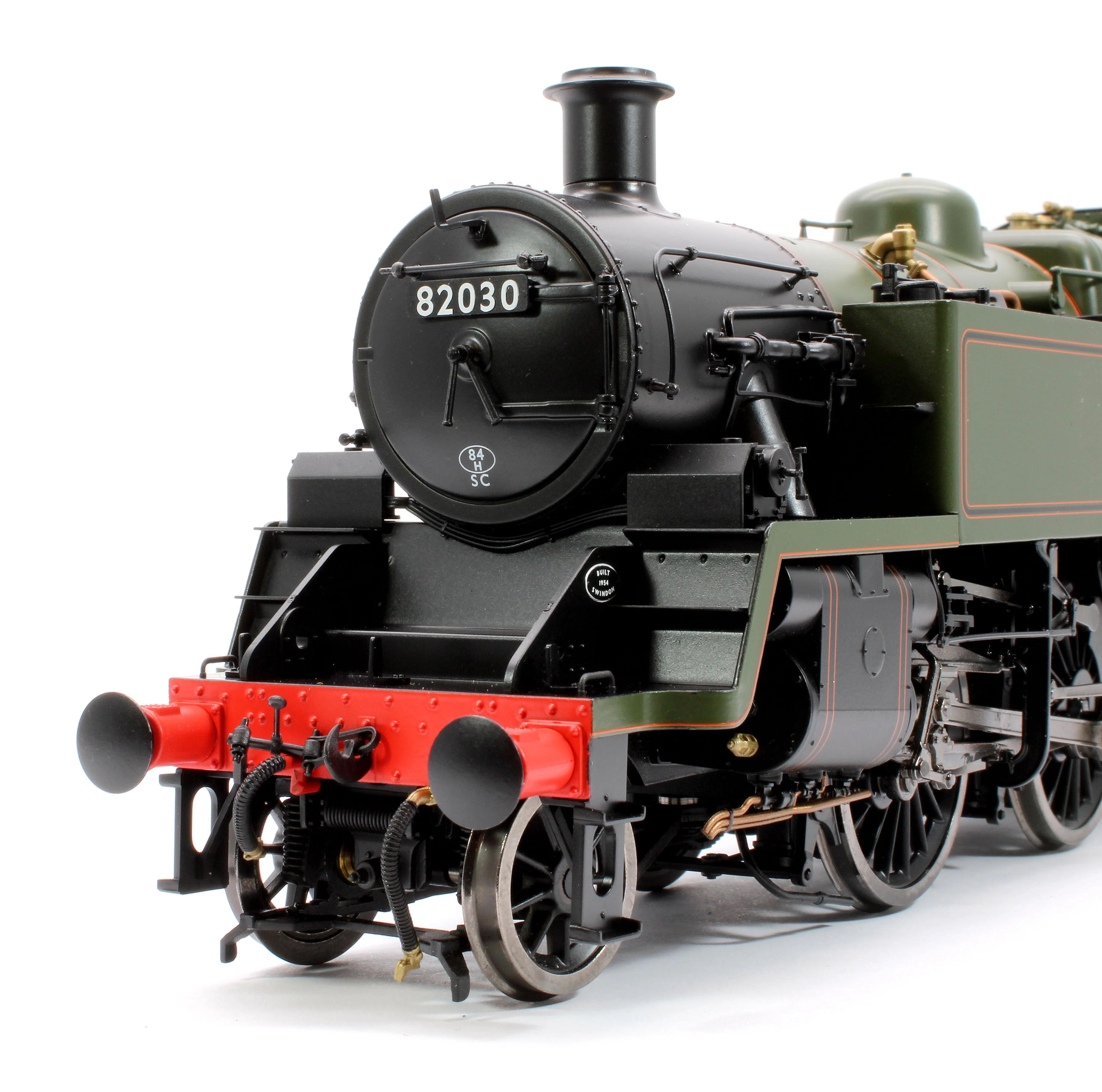 LHT-S-8208D British Railways Standard 3MT 2-6-2T Lined Green Late Crest 82030 - Steam Tank Locomotive - DCC Fitted - Image 6