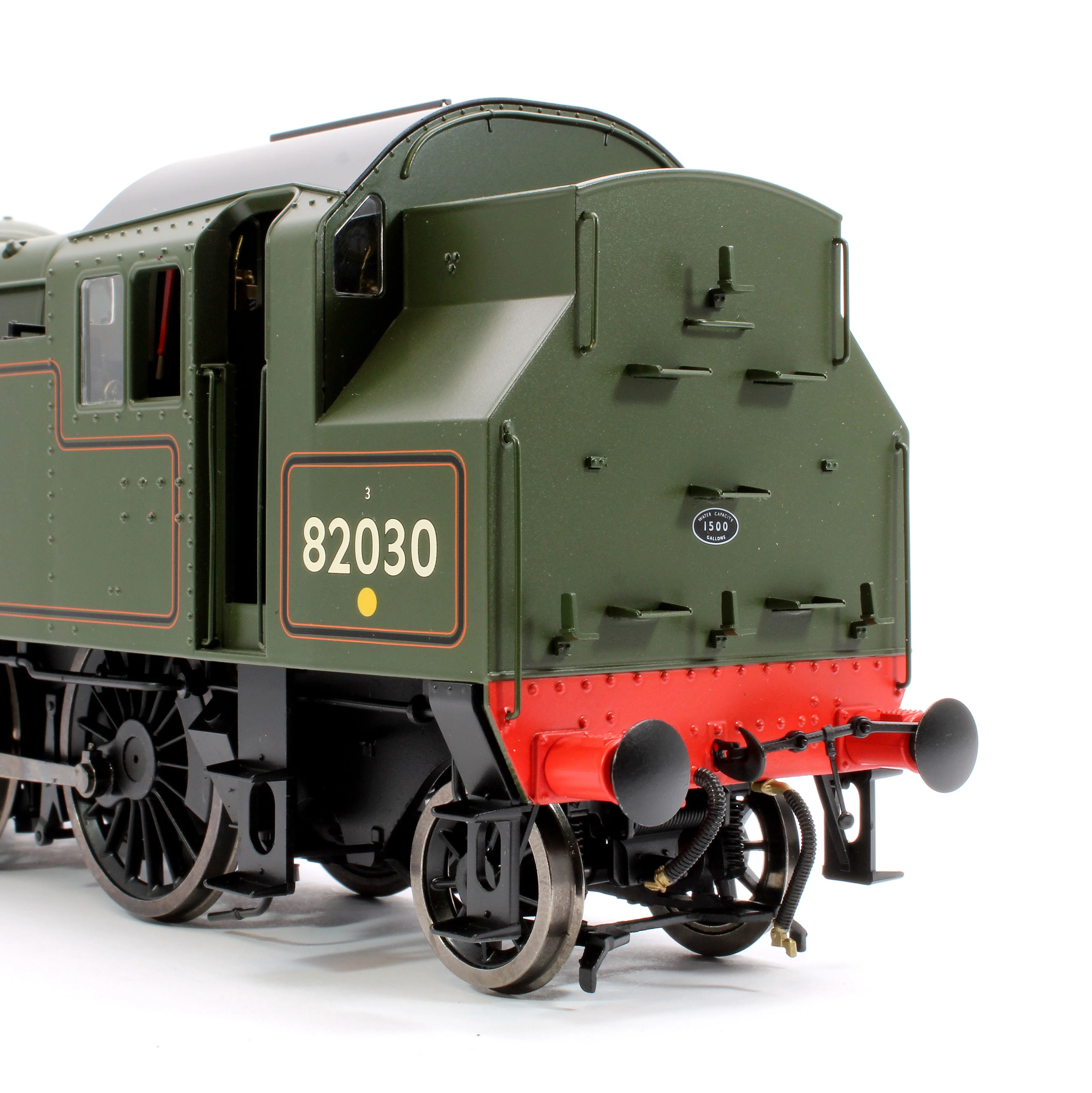 LHT-S-8208D British Railways Standard 3MT 2-6-2T Lined Green Late Crest 82030 - Steam Tank Locomotive - DCC Fitted - Image 7