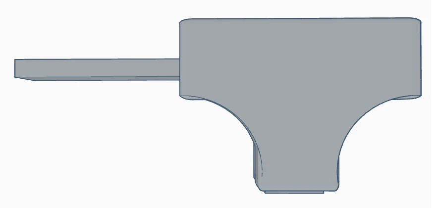 BSCTTJUP1 Bulkscene - Concrete Trunking Tee Junction - UNPAINTED - Pack of 5