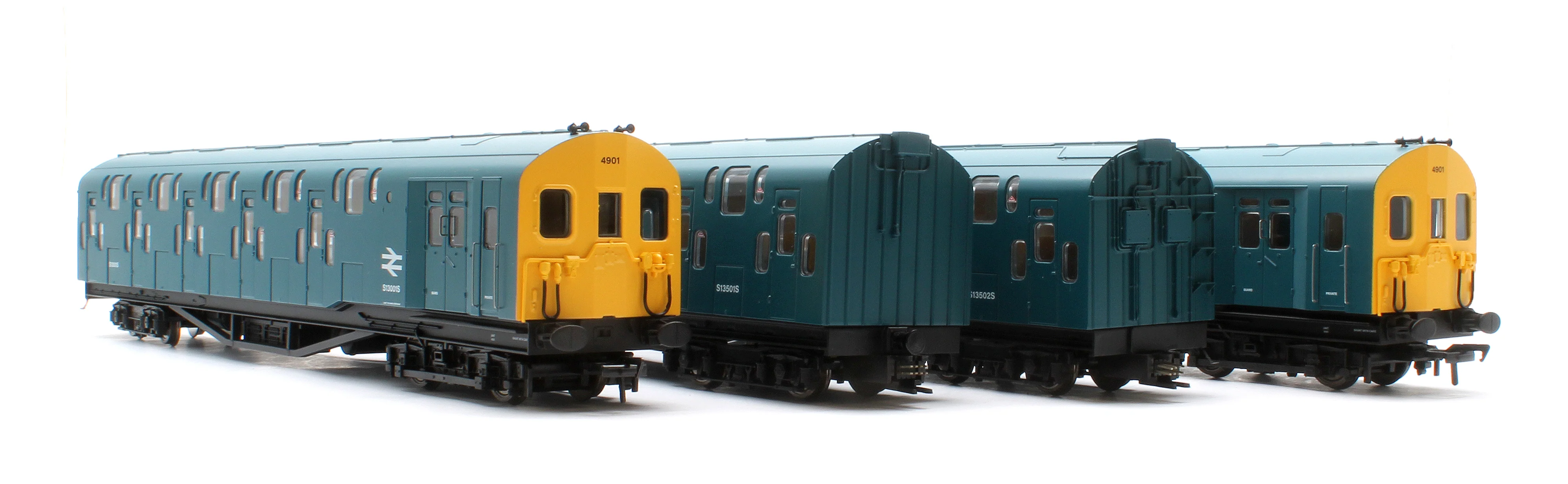 KRM-4DD-OO-S-1-B Bulleid Class 4DD Double Decker 4 Car EMU 4001/4901 BR Blue with Full Yellow Ends - Sound Fitted - Image 2