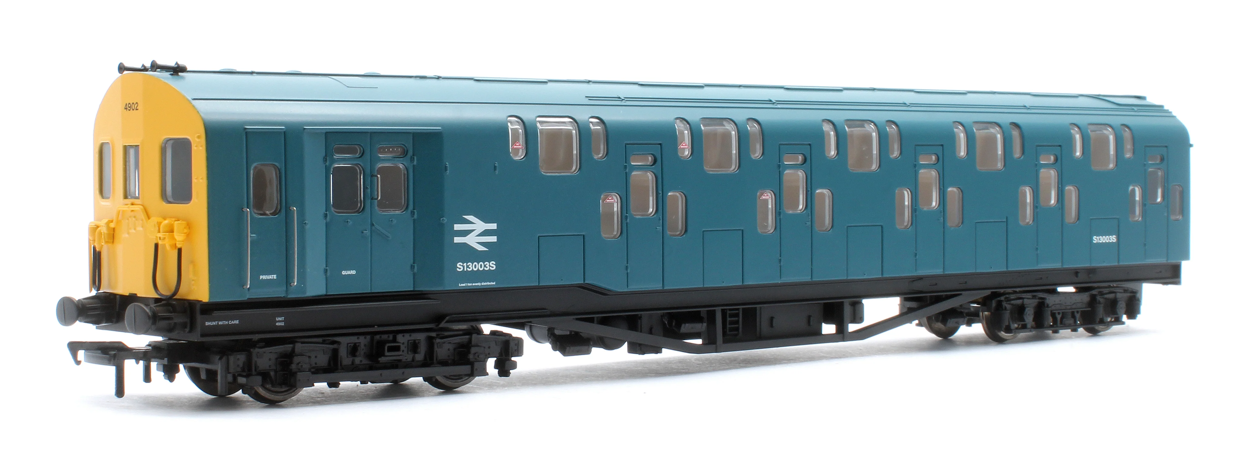KRM-4DD-OO-F-2-B Bulleid Class 4DD Double Decker 4 Car EMU 4002/4902 BR Blue with Full Yellow Ends - DCC Fitted - Image 3