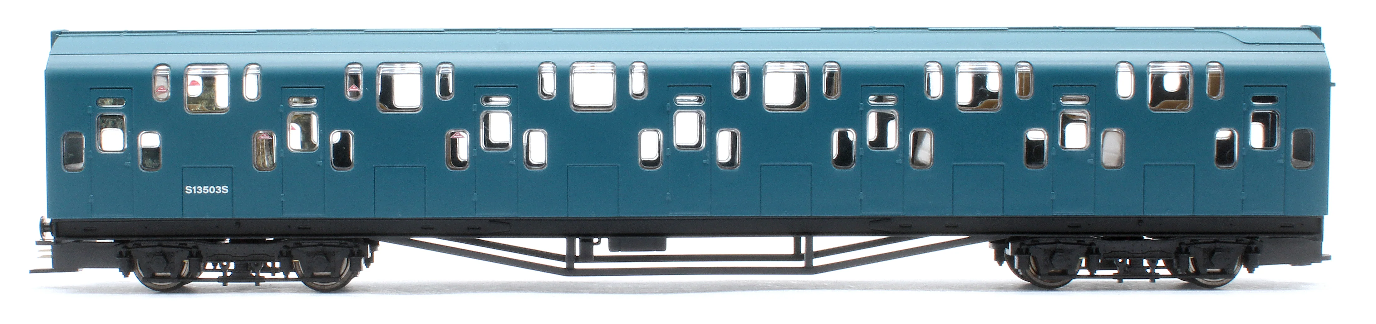 KRM-4DD-OO-F-2-B Bulleid Class 4DD Double Decker 4 Car EMU 4002/4902 BR Blue with Full Yellow Ends - DCC Fitted - Image 6