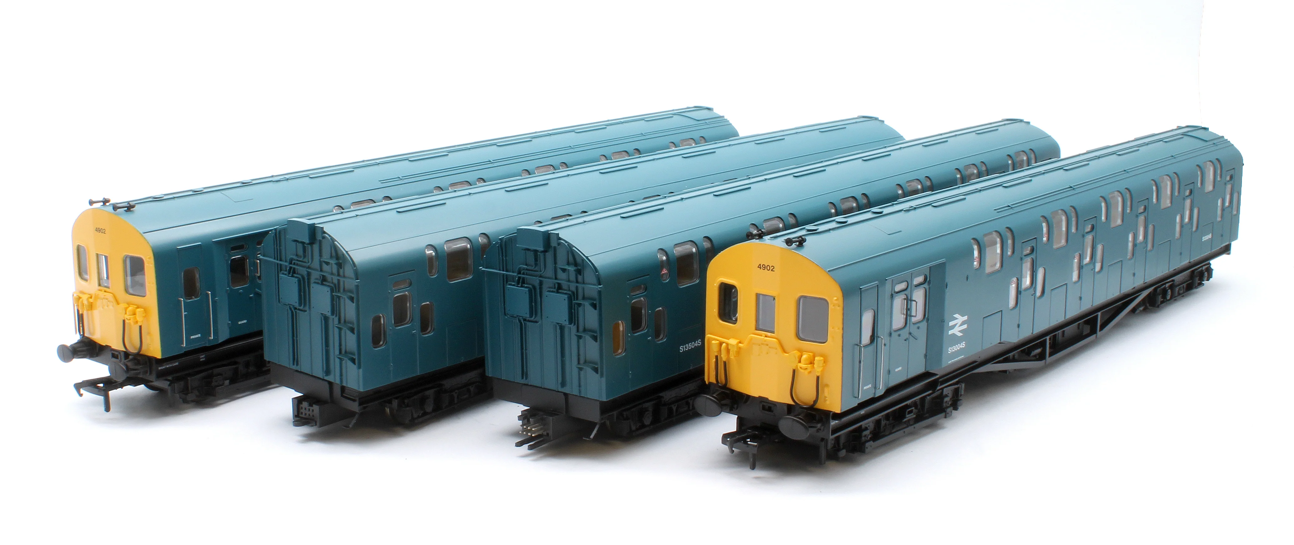KRM-4DD-OO-S-2-B Bulleid Class 4DD Double Decker 4 Car EMU 4002/4902 BR Blue with Full Yellow Ends - Sound Fitted - Image 11