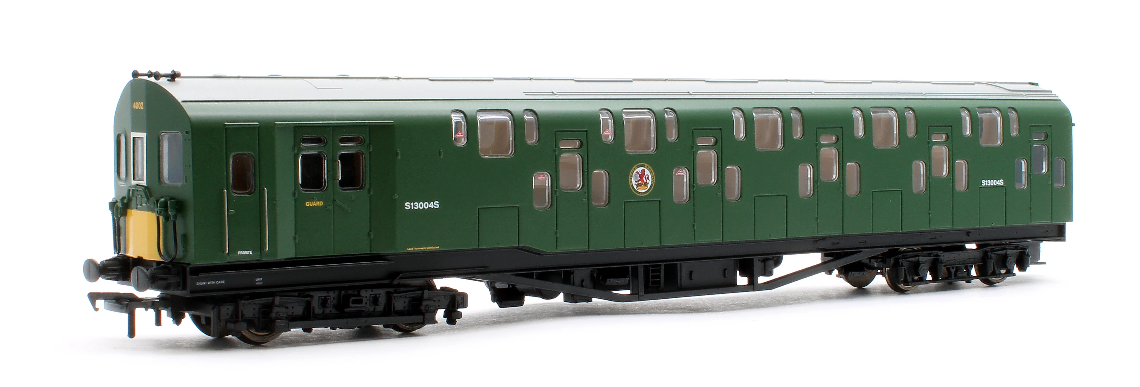 KRM-4DD-OO-S-2-G1 Bulleid Class 4DD Double Decker 4 Car EMU 4002/4902 BR Green with Small Yellow Ends - Sound Fitted - Image 3