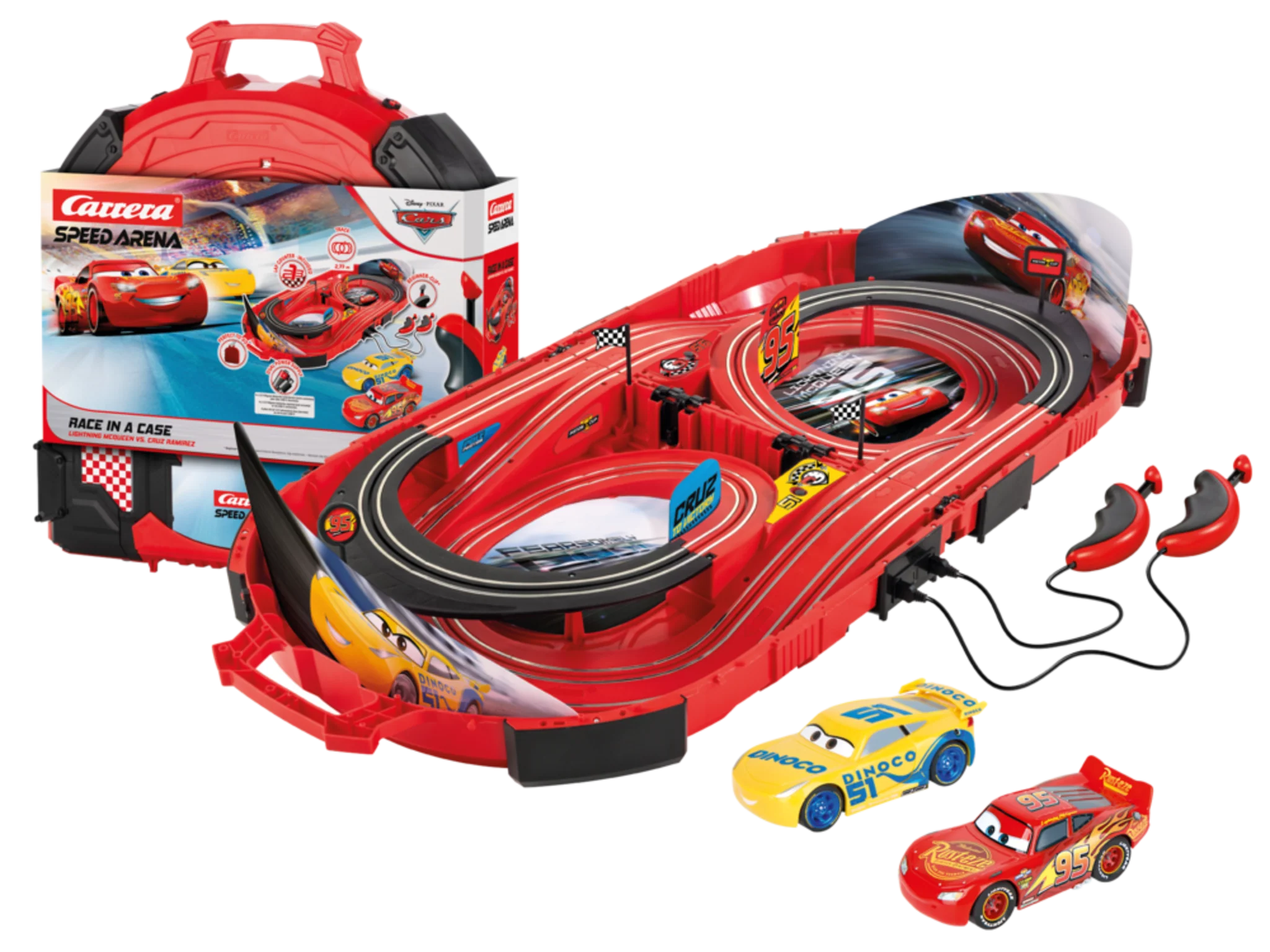20016002 Carrera First Disney Pixar Cars Slot Car Racing set