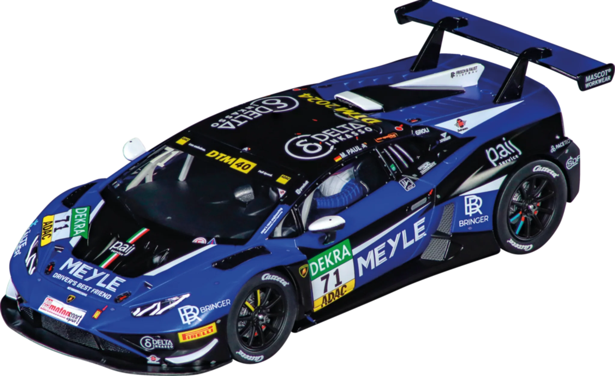 20023987 Carrera Digital 124 Lamborghini Huracán GT3 Evo2 "Paul Motorsport, No.71" DTM 2024 - Image 2