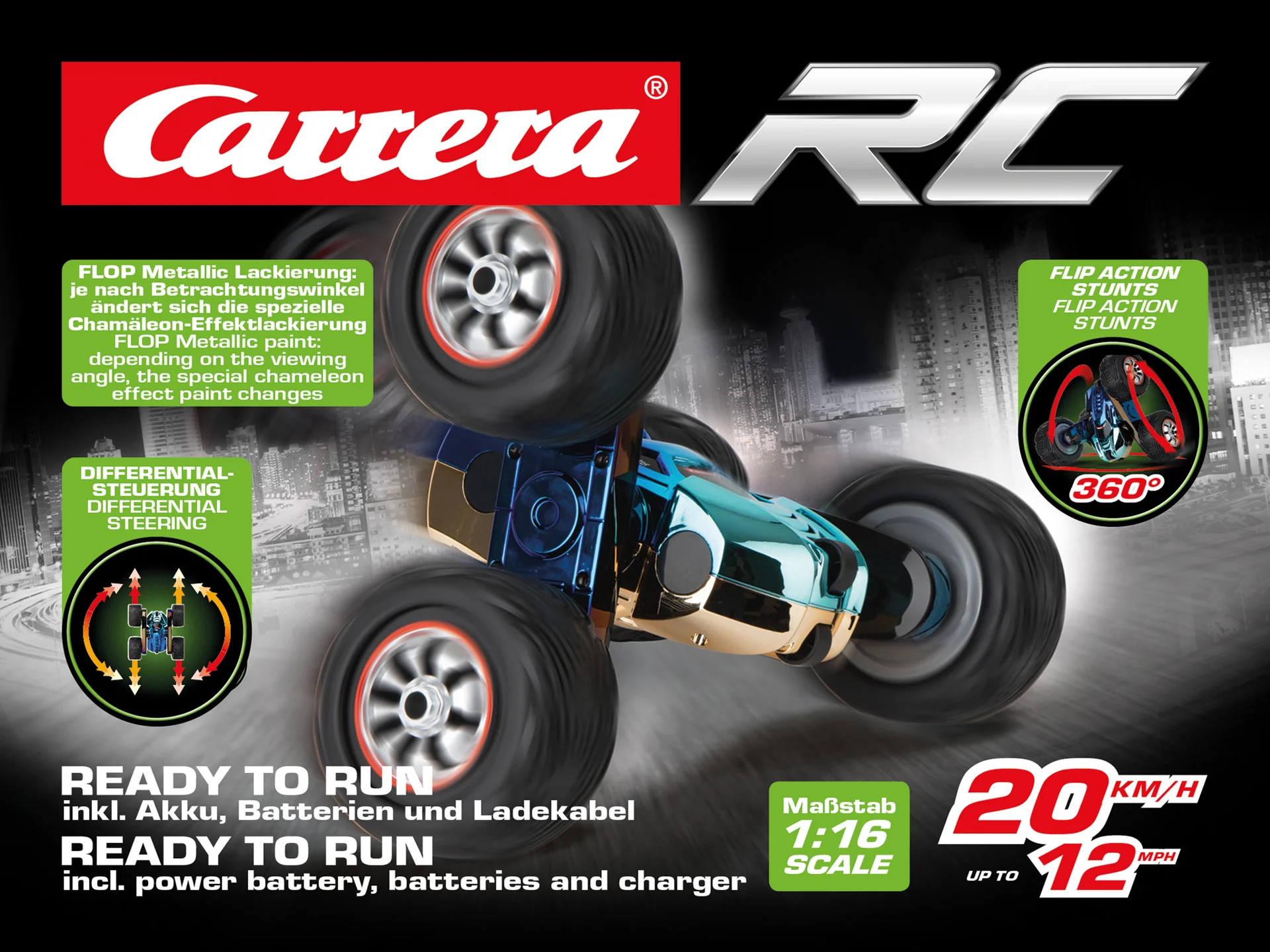 370162114 Carrera RC Turnator Color Flip 2.4GHz - Image 13