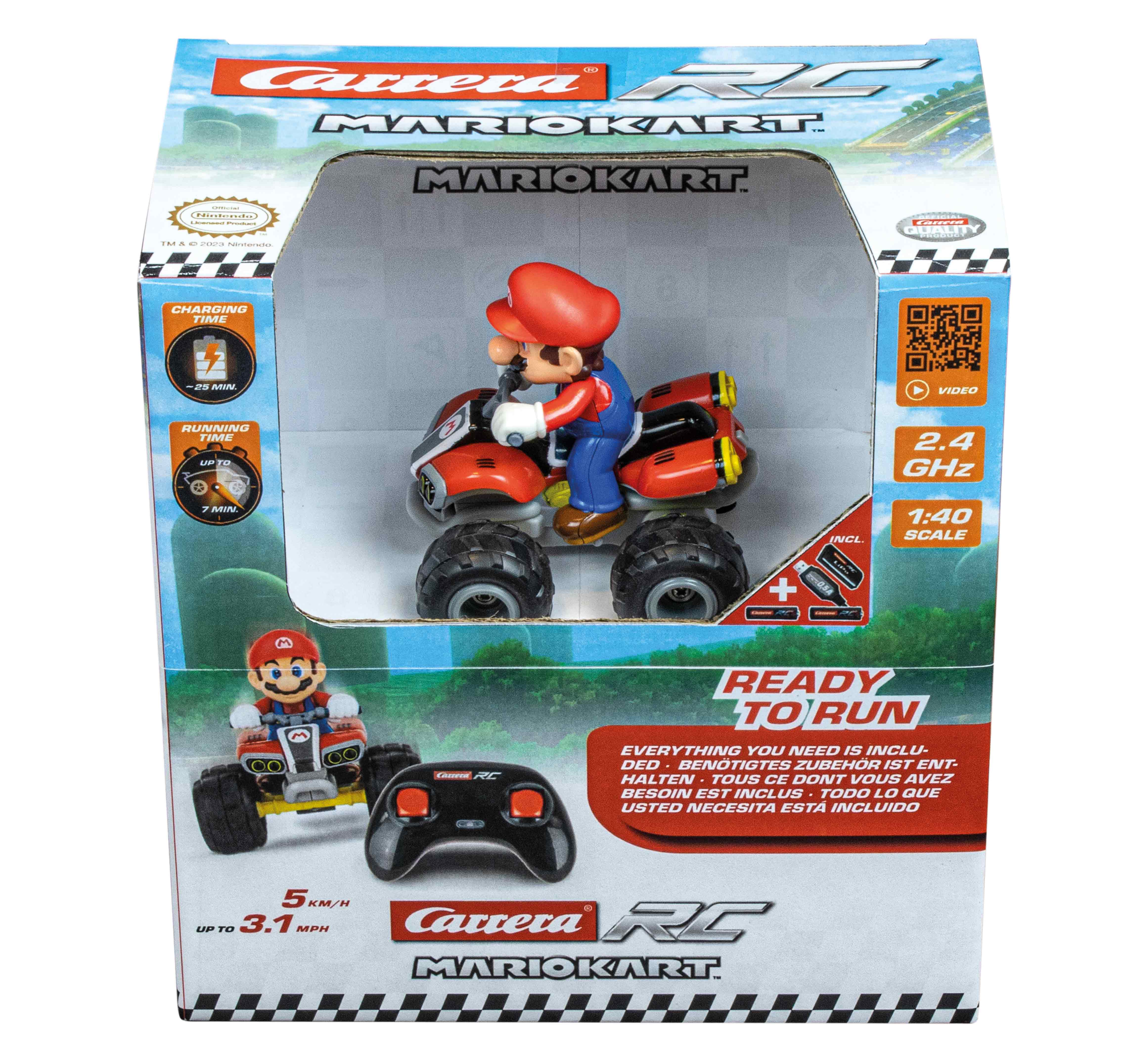 370400020 Carrera RC Mario Kart™, Mario - 1:40 Quad Bike - Image 10
