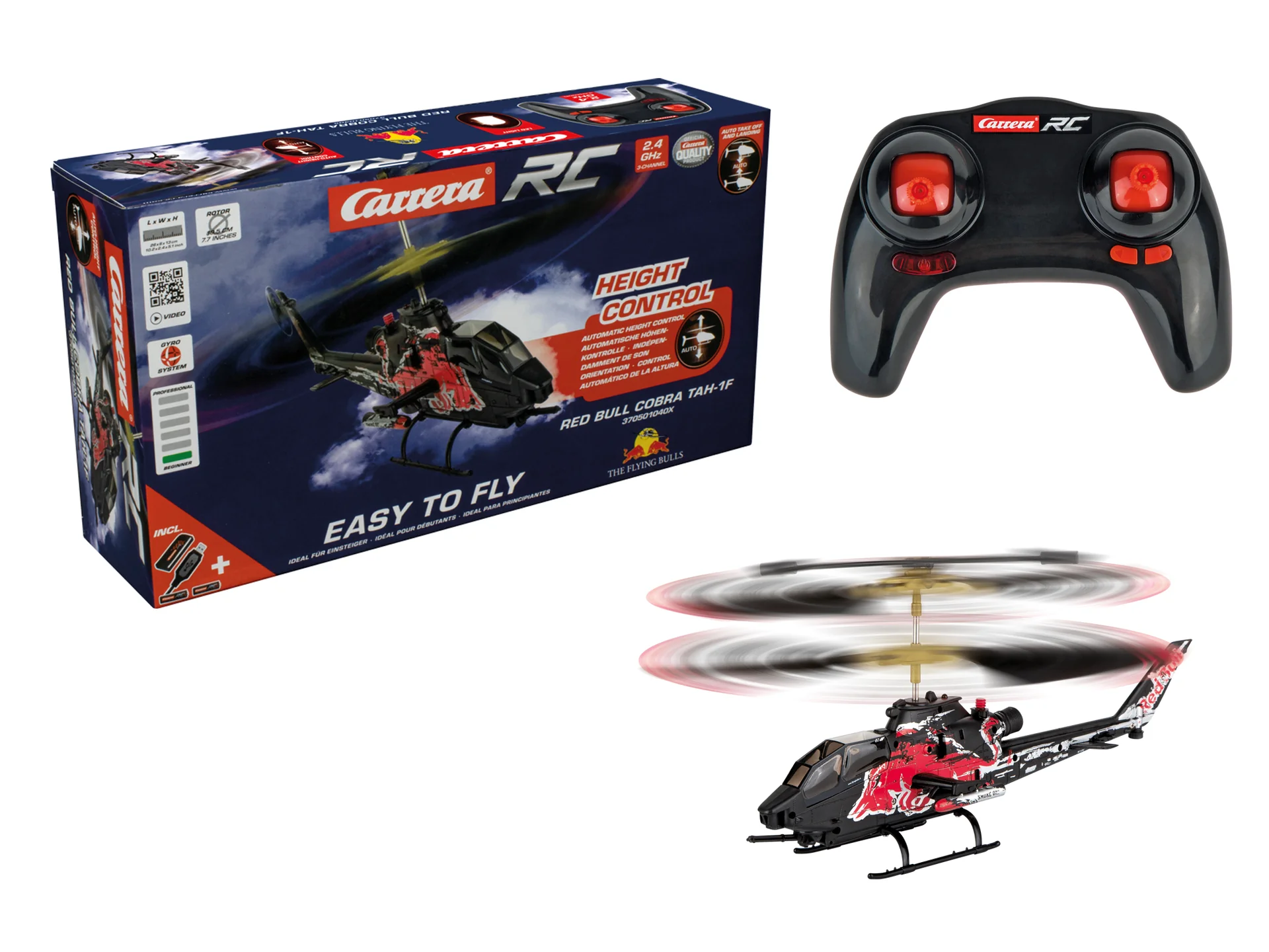 370501040X Carrera RC Red Bull Cobra TAH-1F 2.4GHz - Image 2