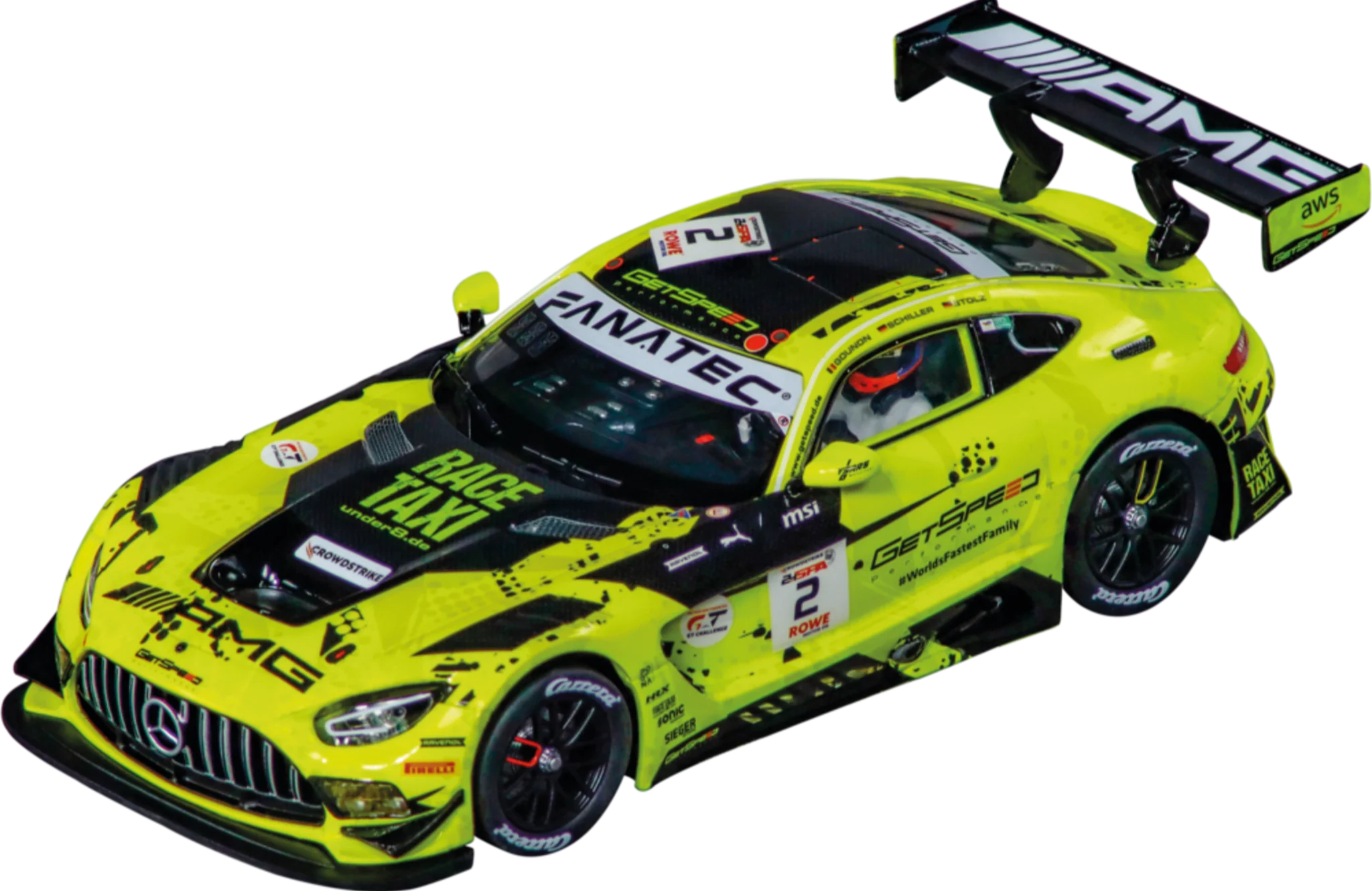 20032063 Carrera Digital 132 Mercedes-AMG GT3 Evo "Getspeed, No.2" 24H Spa 2025 - Image 2