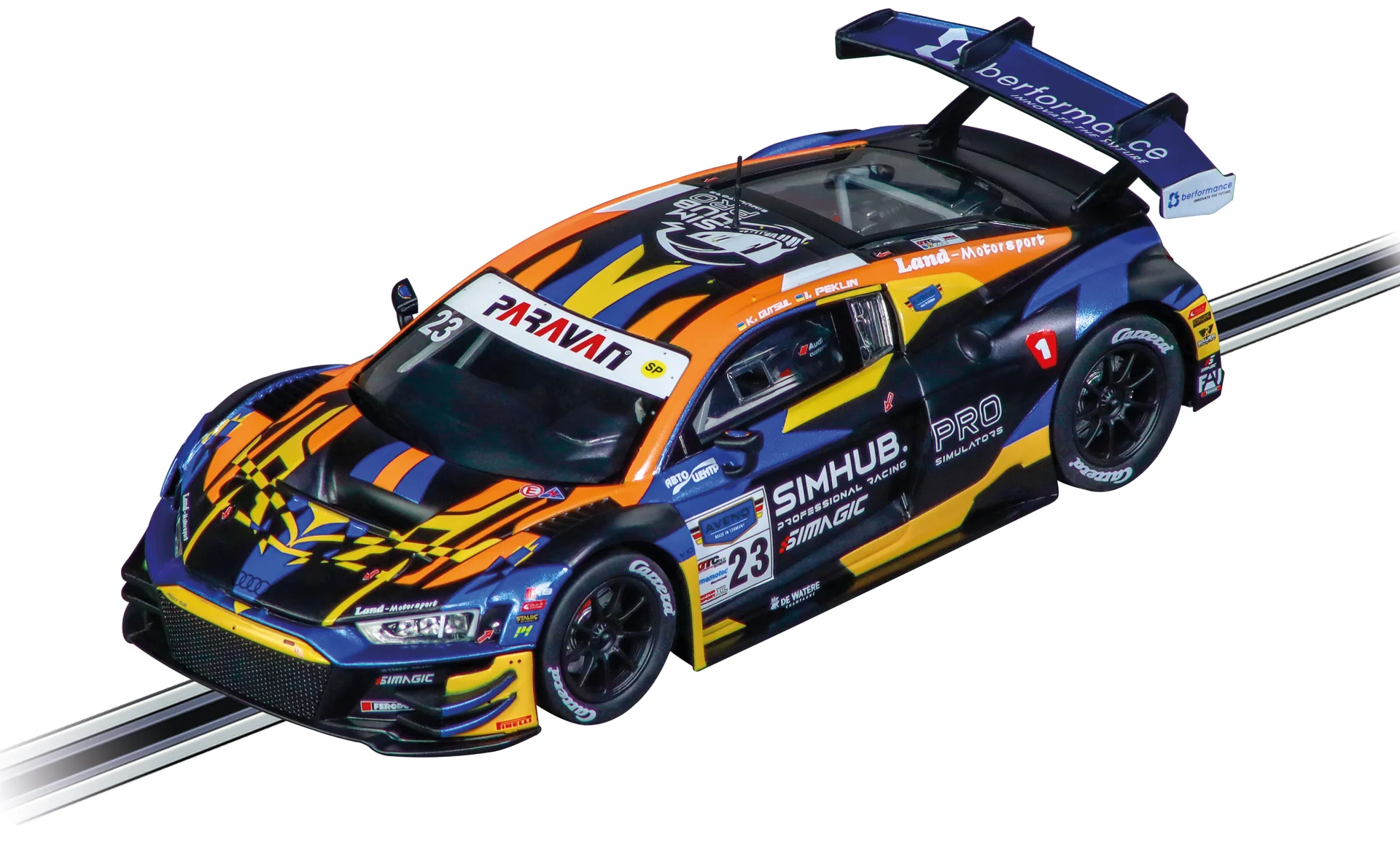20027826 Carrera Evolution Audi R8 LMS GT3 evo II "Land Motorsport, No.23"