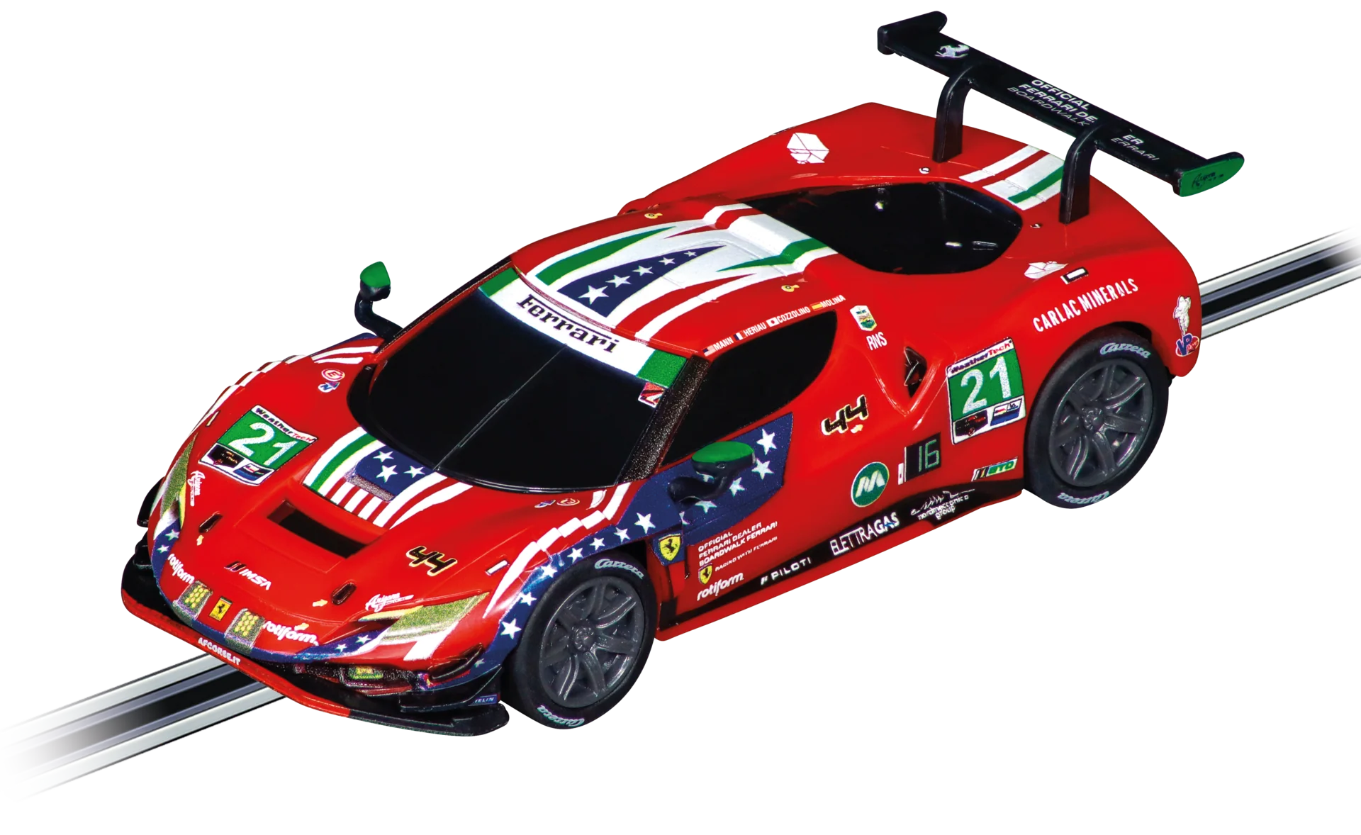 20064284 Carrera Go Ferrari 296 GT3 "AF Corse, No.21" (IMSA, Weathertech GTD (2024)