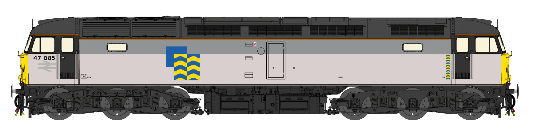 CM-47085-TGP-SF Class 47 Petroleum 'Conidae' No.47085 Diesel Locomotive - DCC Sound