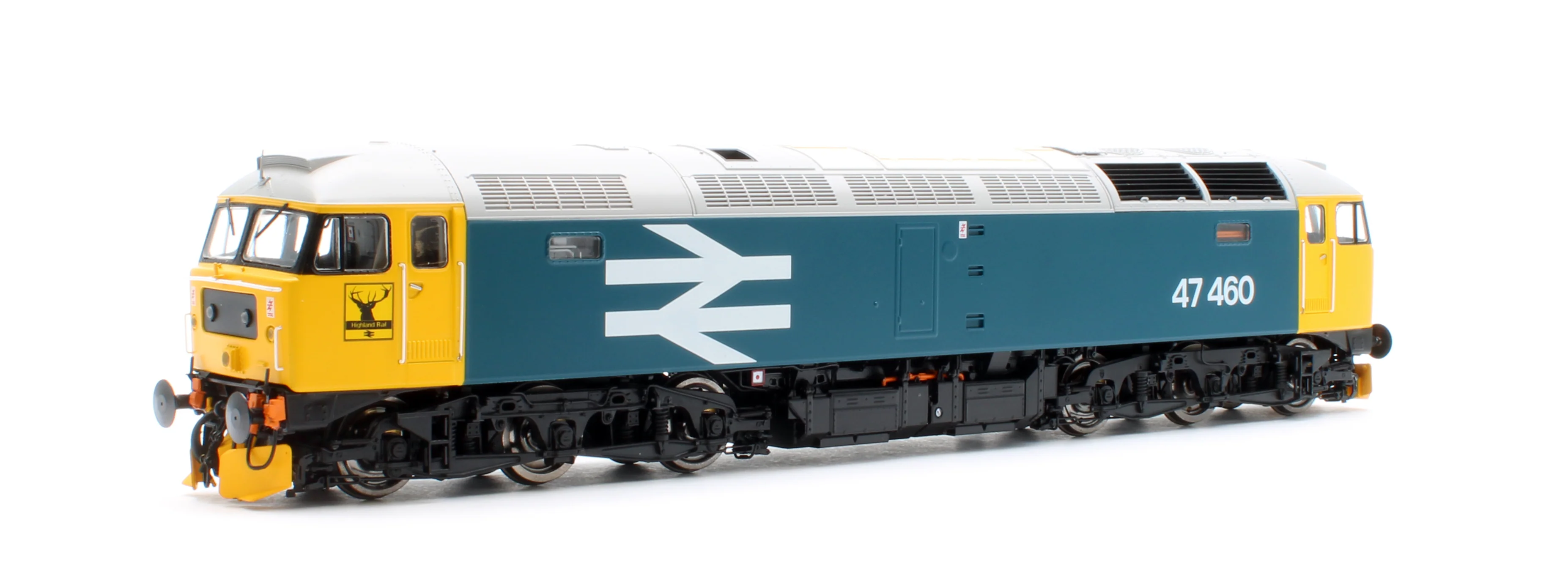 CM-47460-LLW Highly Detailed Premium Weathered Class 47 BR Blue Large Logo No.47460 Diesel Locomotive - Image 3