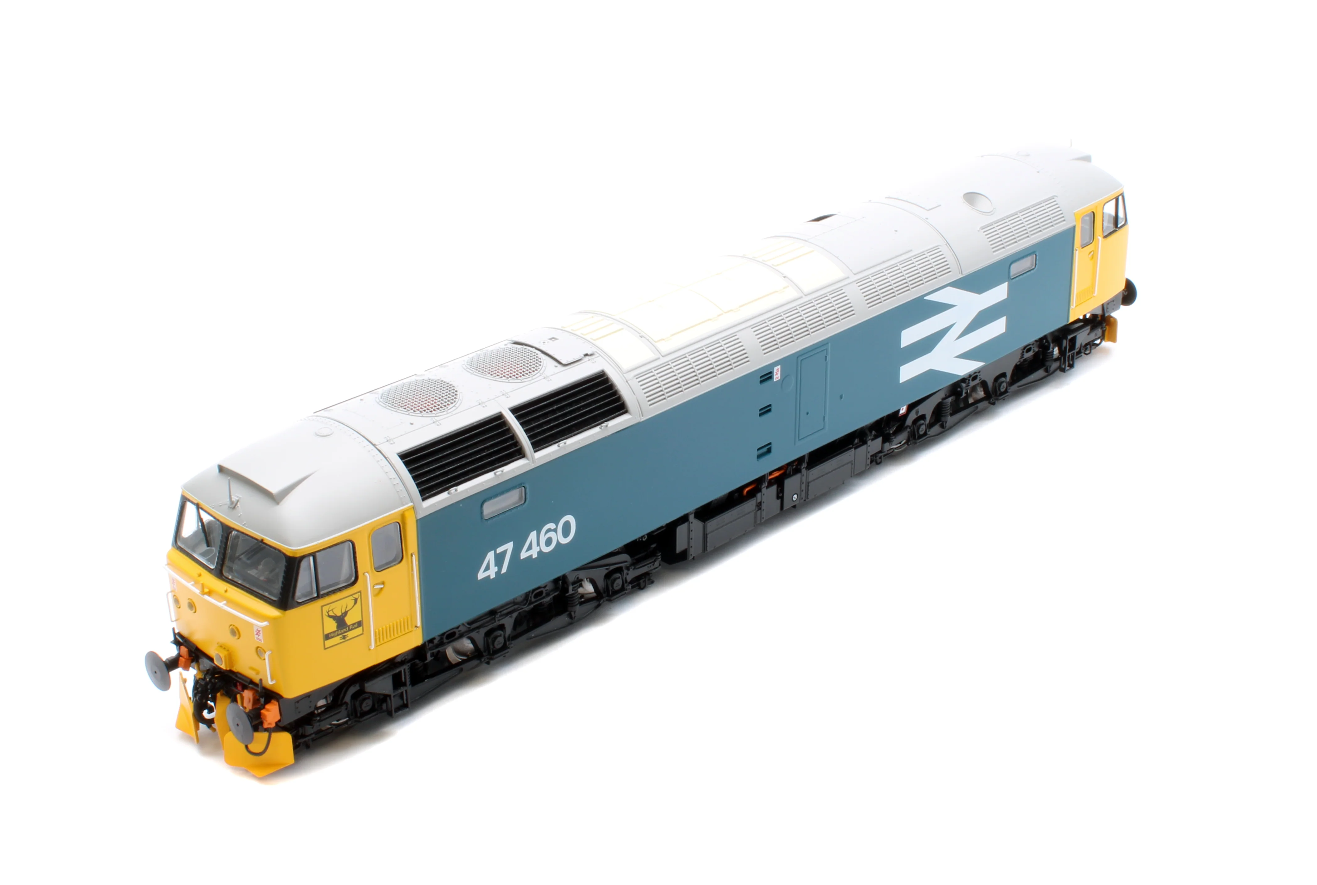 CM-47460-LLW Highly Detailed Premium Weathered Class 47 BR Blue Large Logo No.47460 Diesel Locomotive - Image 8