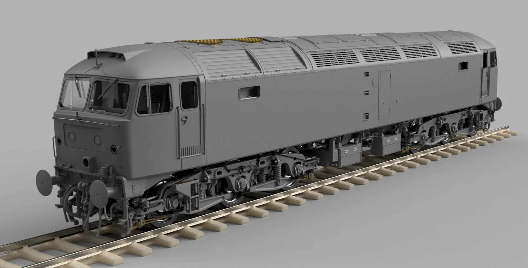CM-47482-LL-SFW Highly Detailed Premium Weathered Class 47 BR Blue Large Logo No.47482 Diesel Locomotive - DCC Sound - Image 2