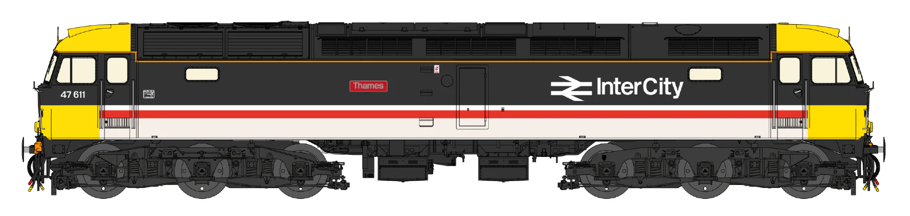 CM-47611-ICE Class 47 Intercity Executive 'Thames' No.47611 Diesel Locomotive - Image 4