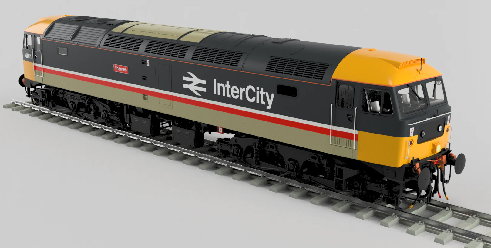 CM-47611-ICE-SF Class 47 Intercity Executive 'Thames' No.47611 Diesel Locomotive - DCC Sound - Image 2