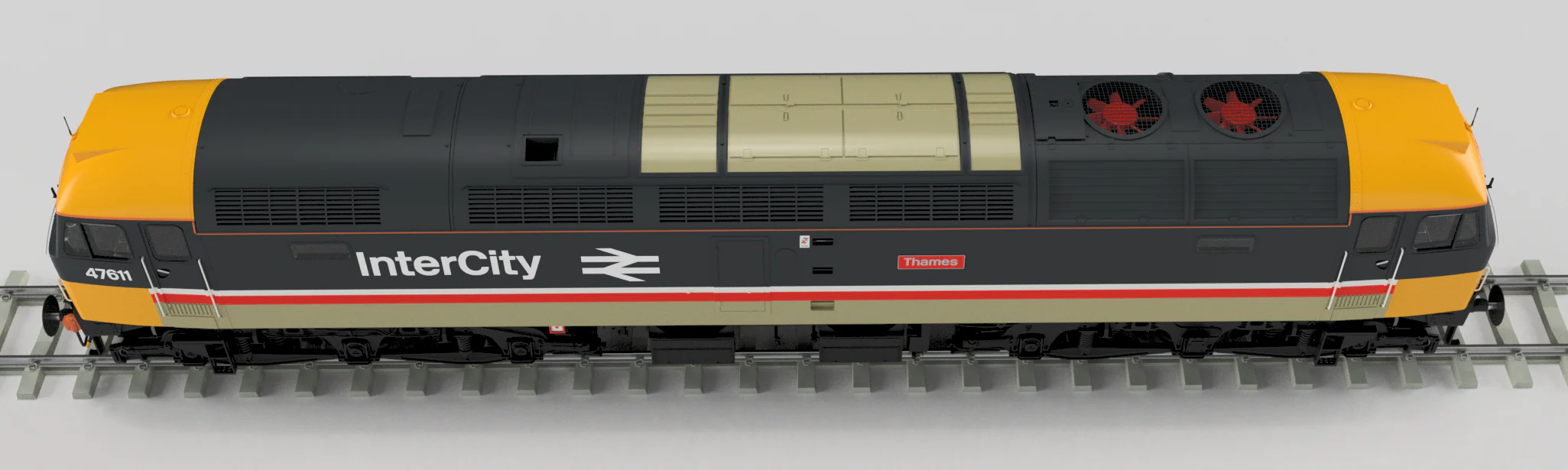 CM-47611-ICE-SF Class 47 Intercity Executive 'Thames' No.47611 Diesel Locomotive - DCC Sound - Image 3