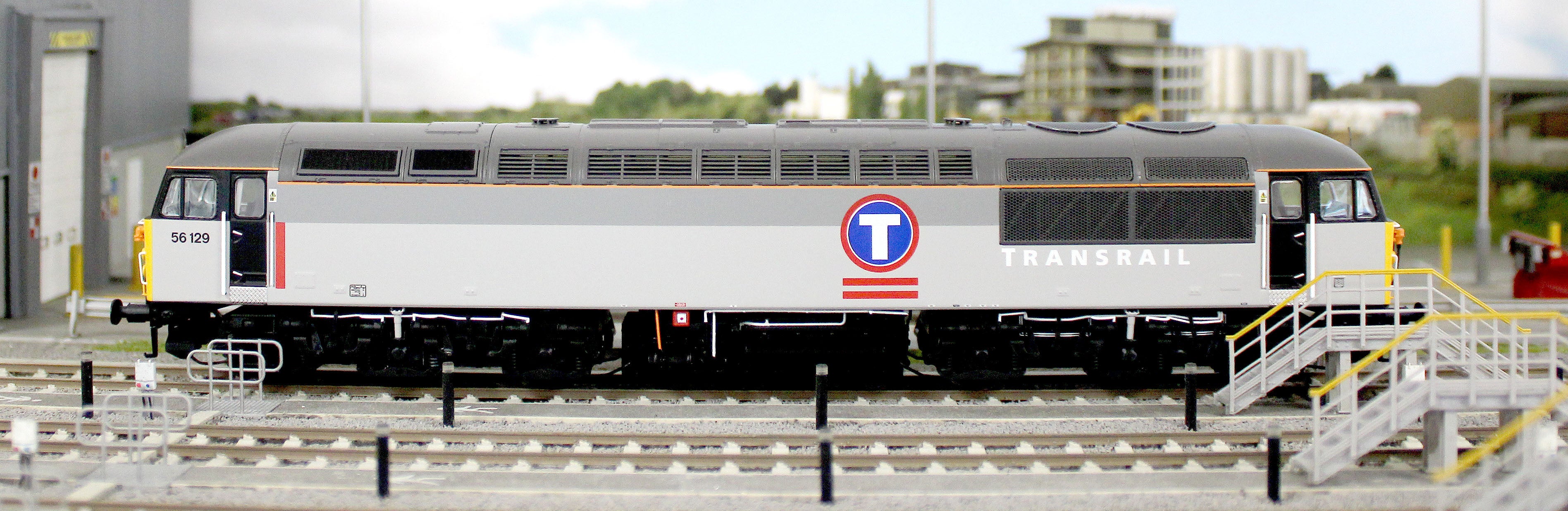 CM - 56129 - TGT SF Class 56 Triple Grey Transrail No.56129 Diesel Locomotive - DCC Sound - Image 8