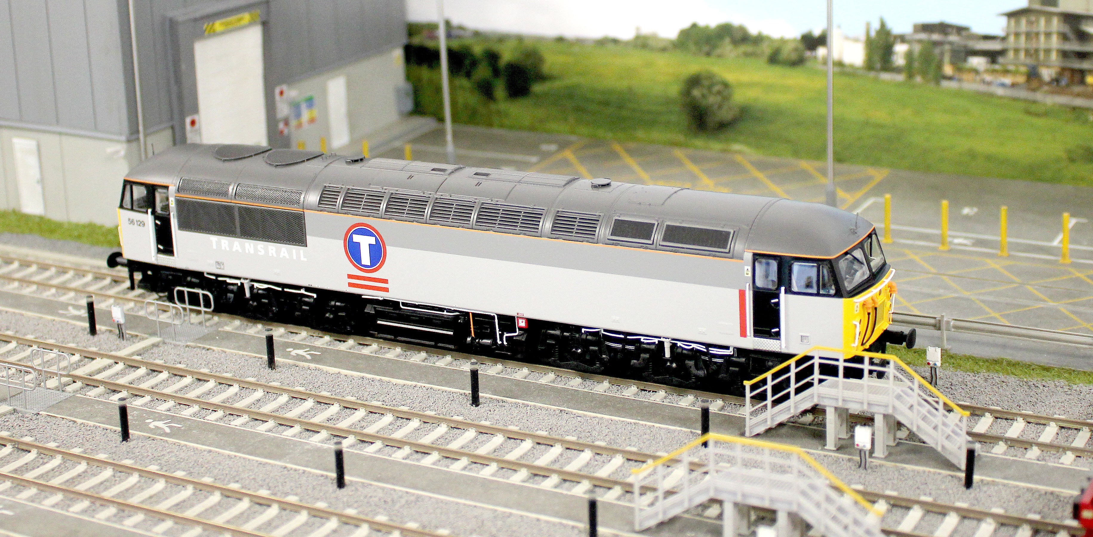 CM - 56129 - TGT SF Class 56 Triple Grey Transrail No.56129 Diesel Locomotive - DCC Sound - Image 9
