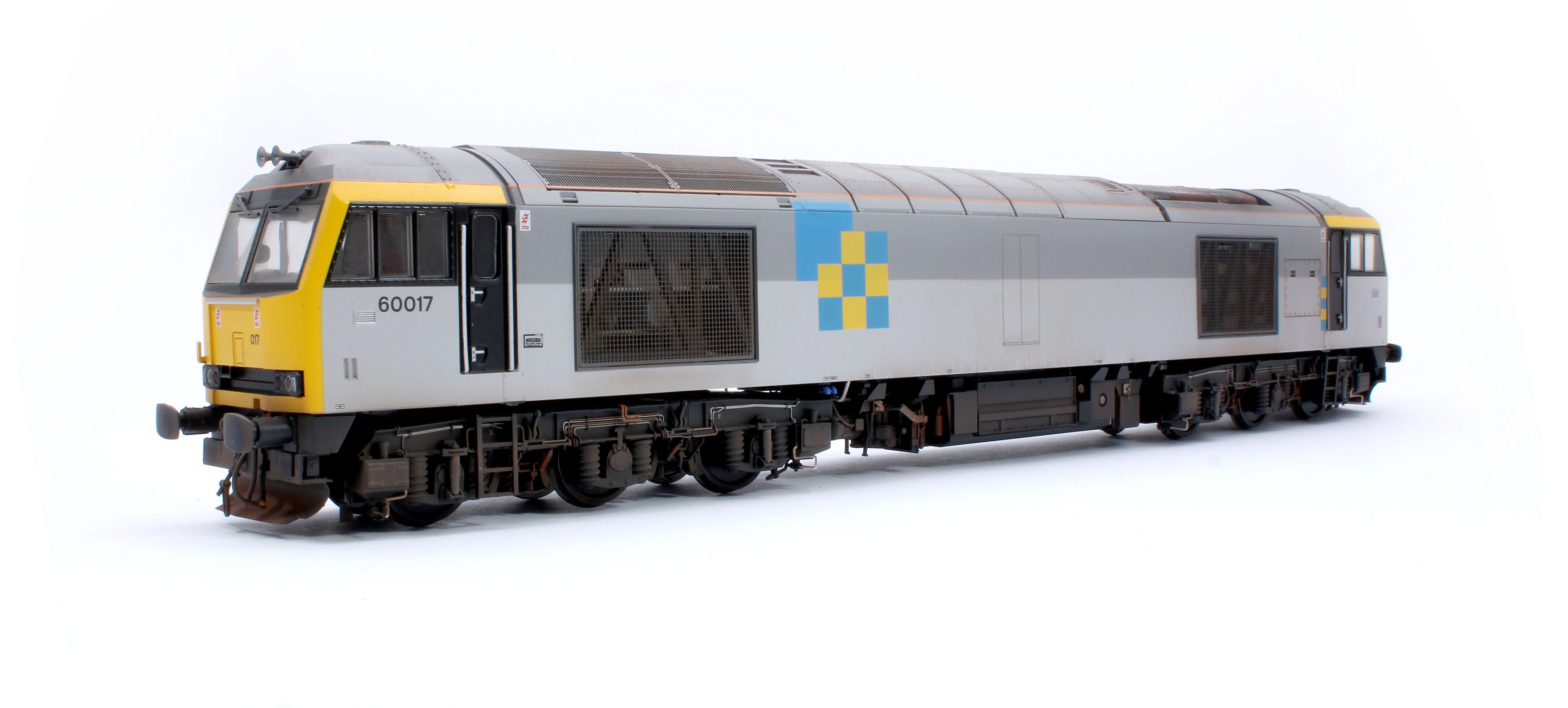 CM-60017-TGCNW Highly Detailed Premium Weathered Class 60 017 “Arenig Fawr” Triple Grey Construction Diesel Electric Locomotive