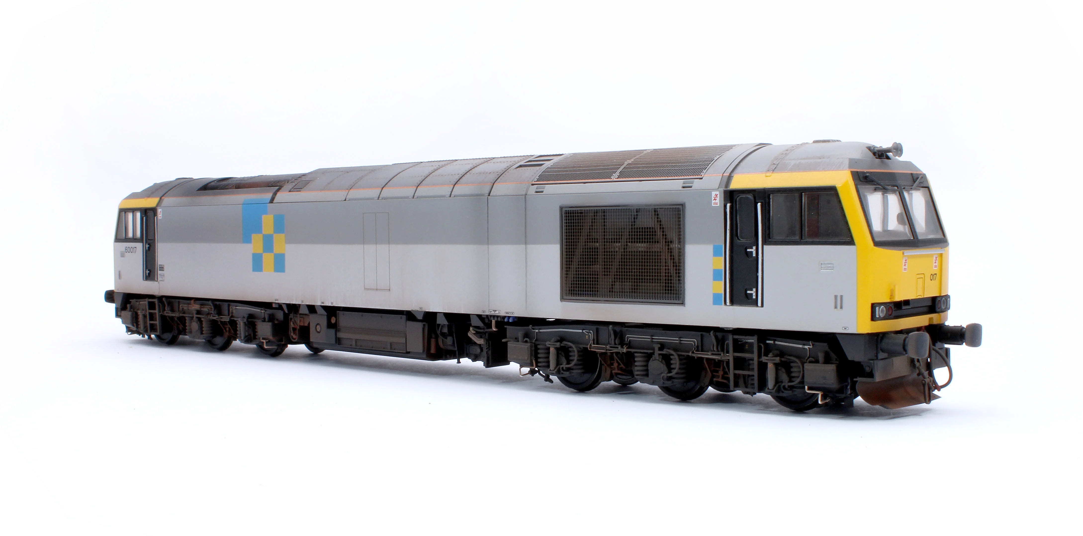 CM-60017-TGCNW Highly Detailed Premium Weathered Class 60 017 “Arenig Fawr” Triple Grey Construction Diesel Electric Locomotive - Image 4