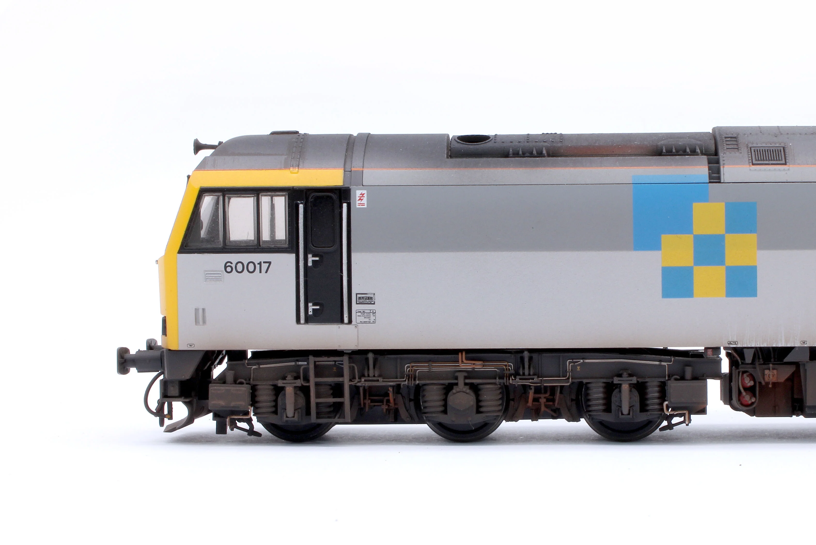 CM-60017-TGCNW Highly Detailed Premium Weathered Class 60 017 “Arenig Fawr” Triple Grey Construction Diesel Electric Locomotive - Image 6